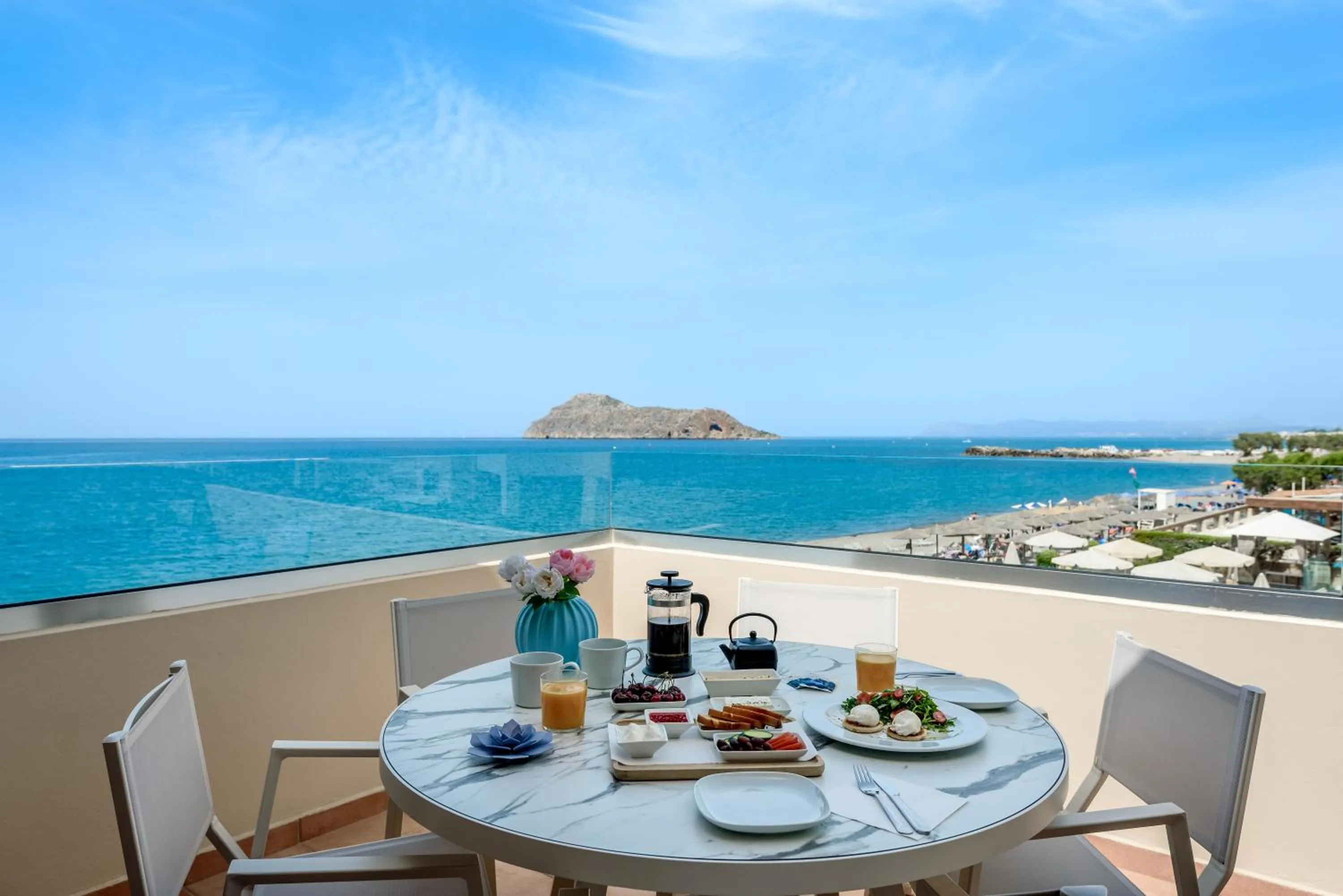 Balcony/Terrace in Blue Dome Hotel