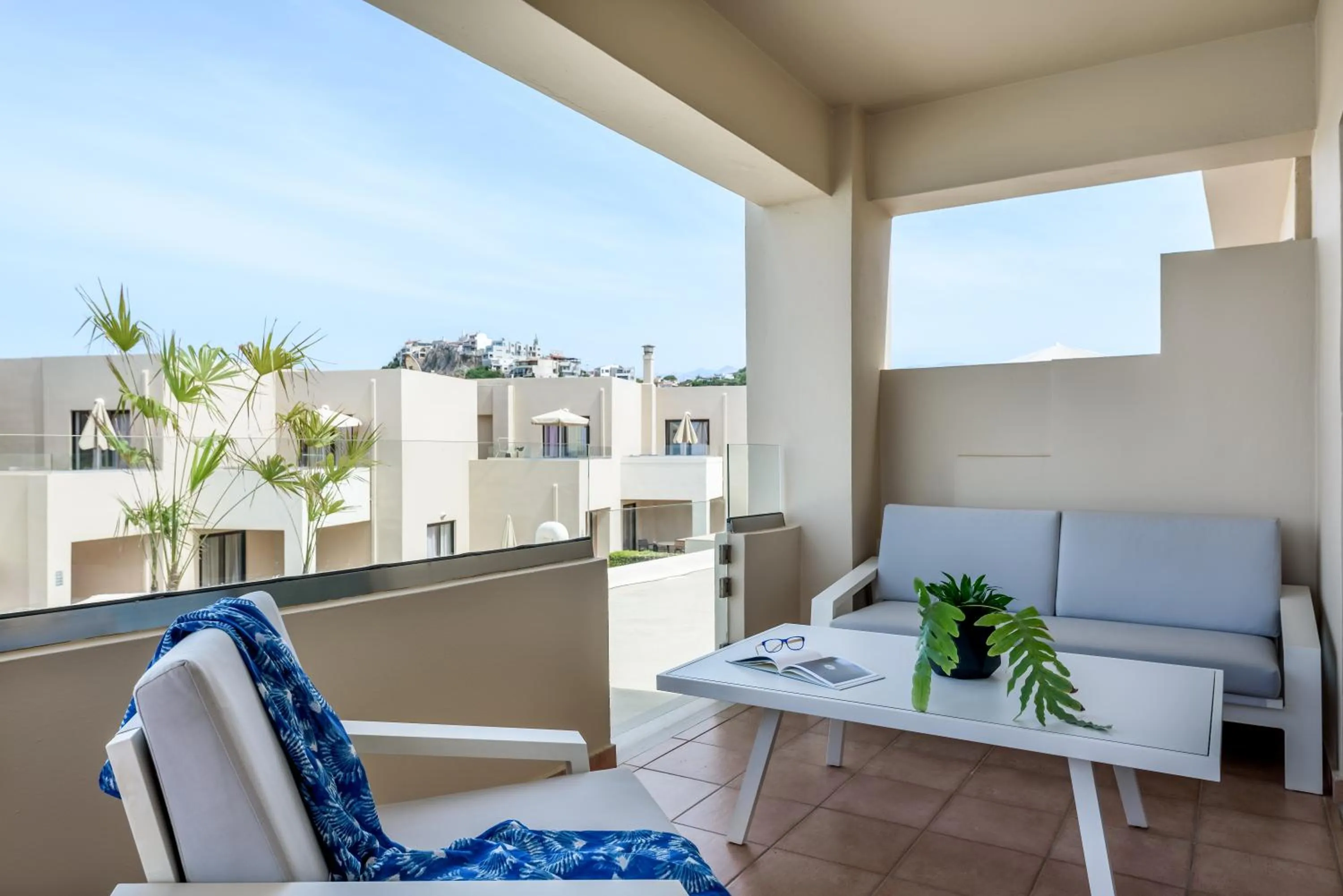 Balcony/Terrace in Blue Dome Hotel