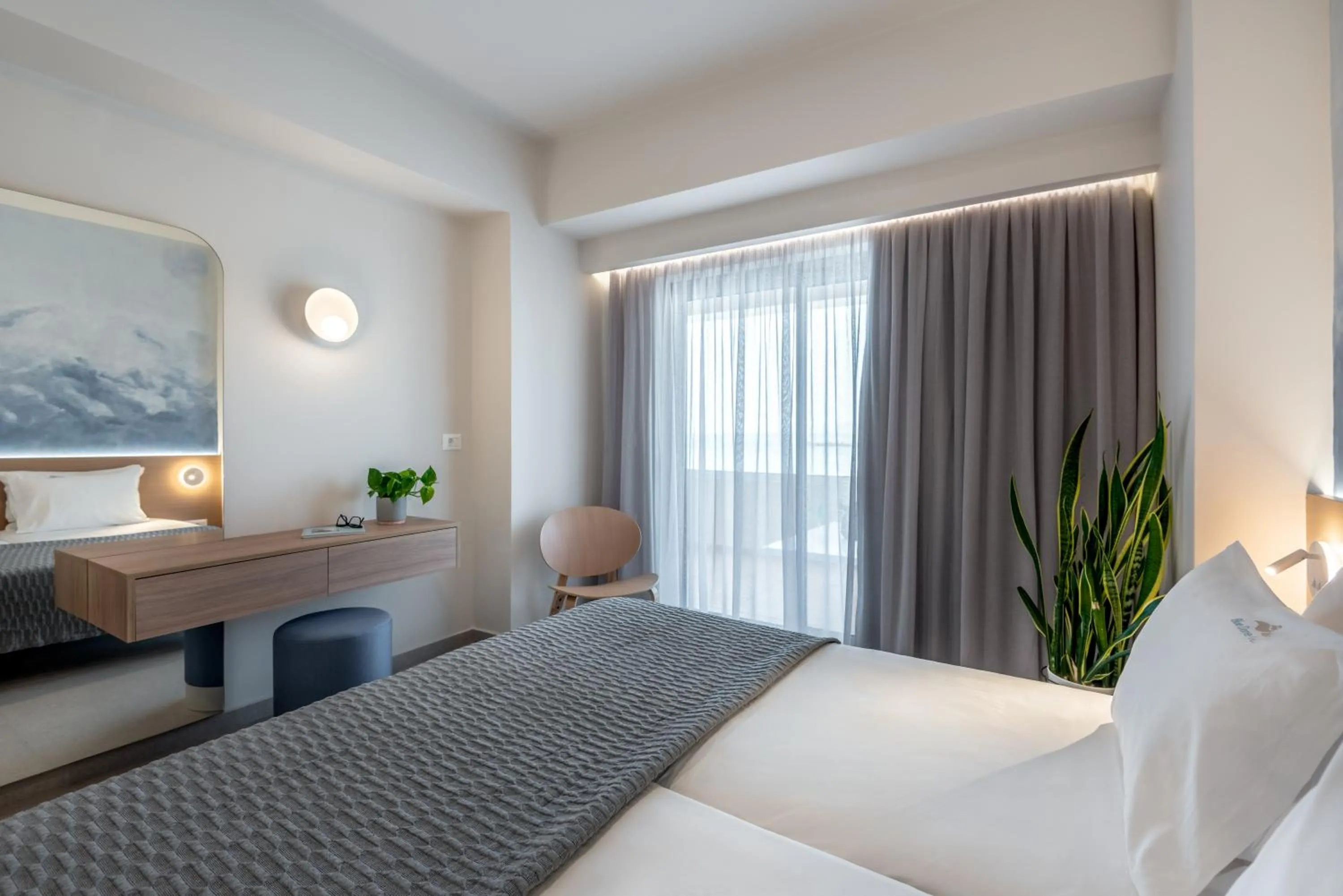 Bedroom, Bed in Blue Dome Hotel