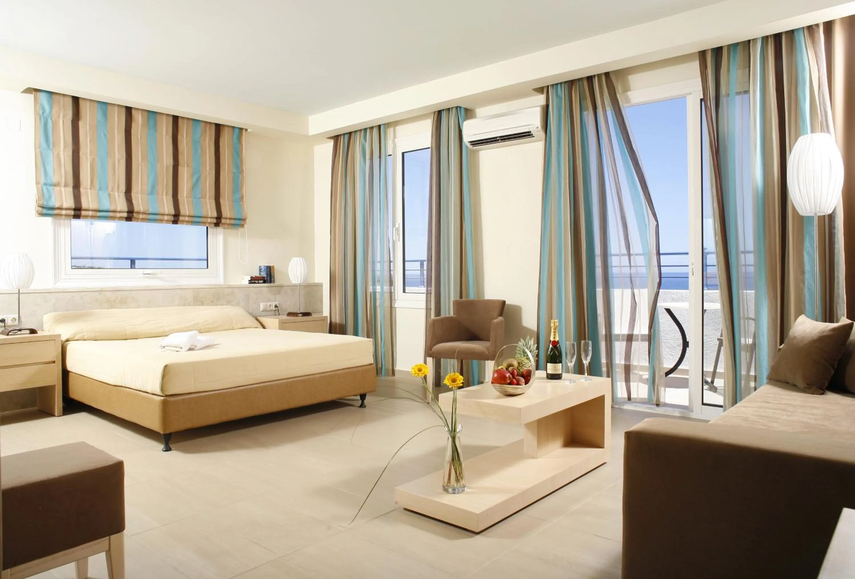 Bedroom in Glaros Beach Hotel