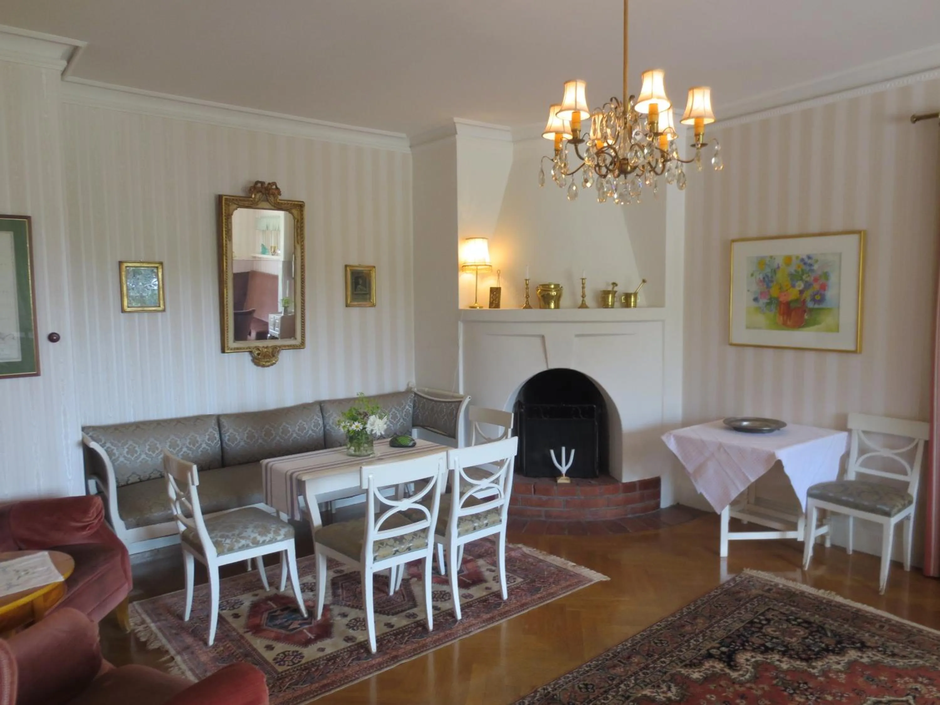 Seating area in Järvsöbaden