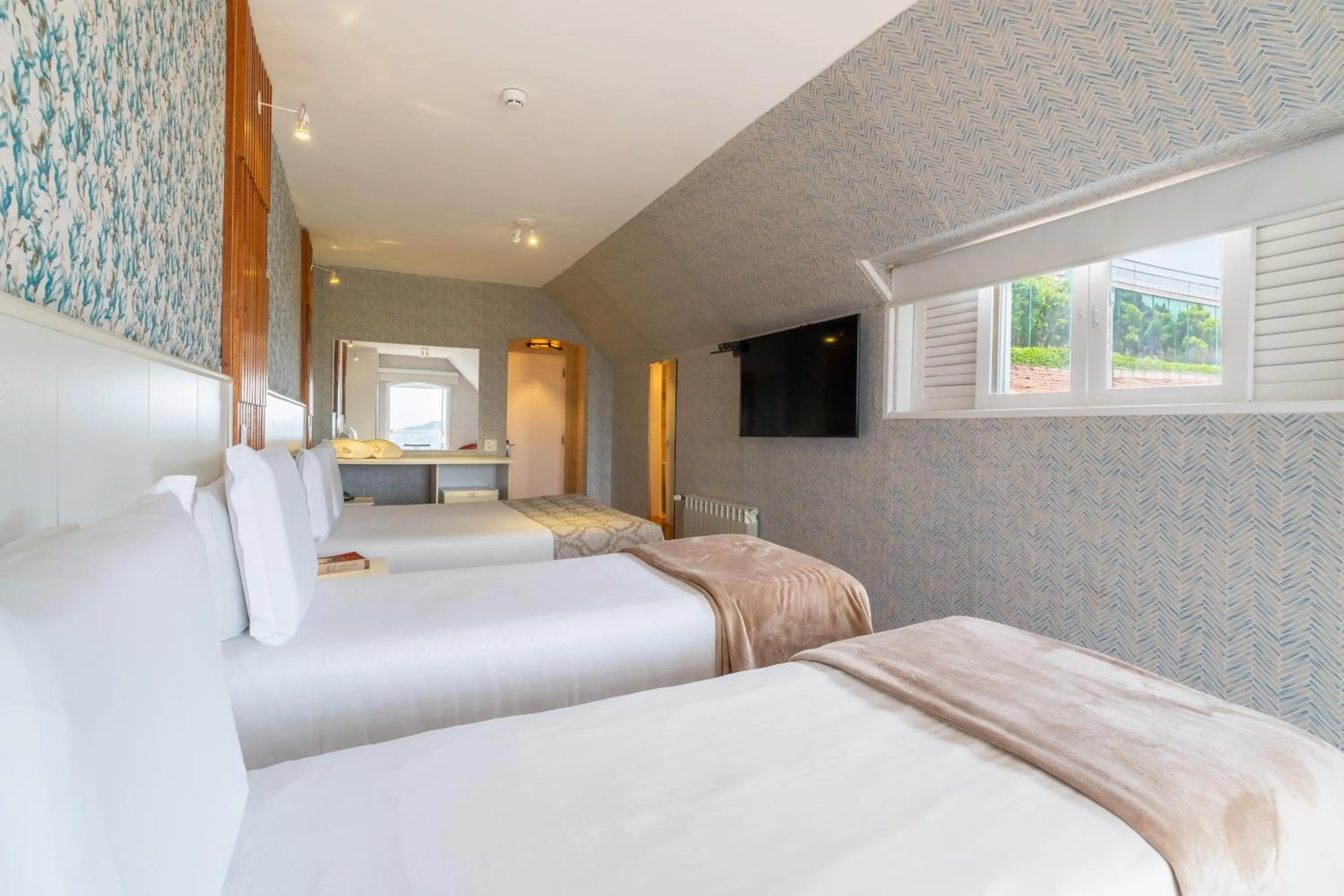 Bed in Chris Wellness Resort Hotel