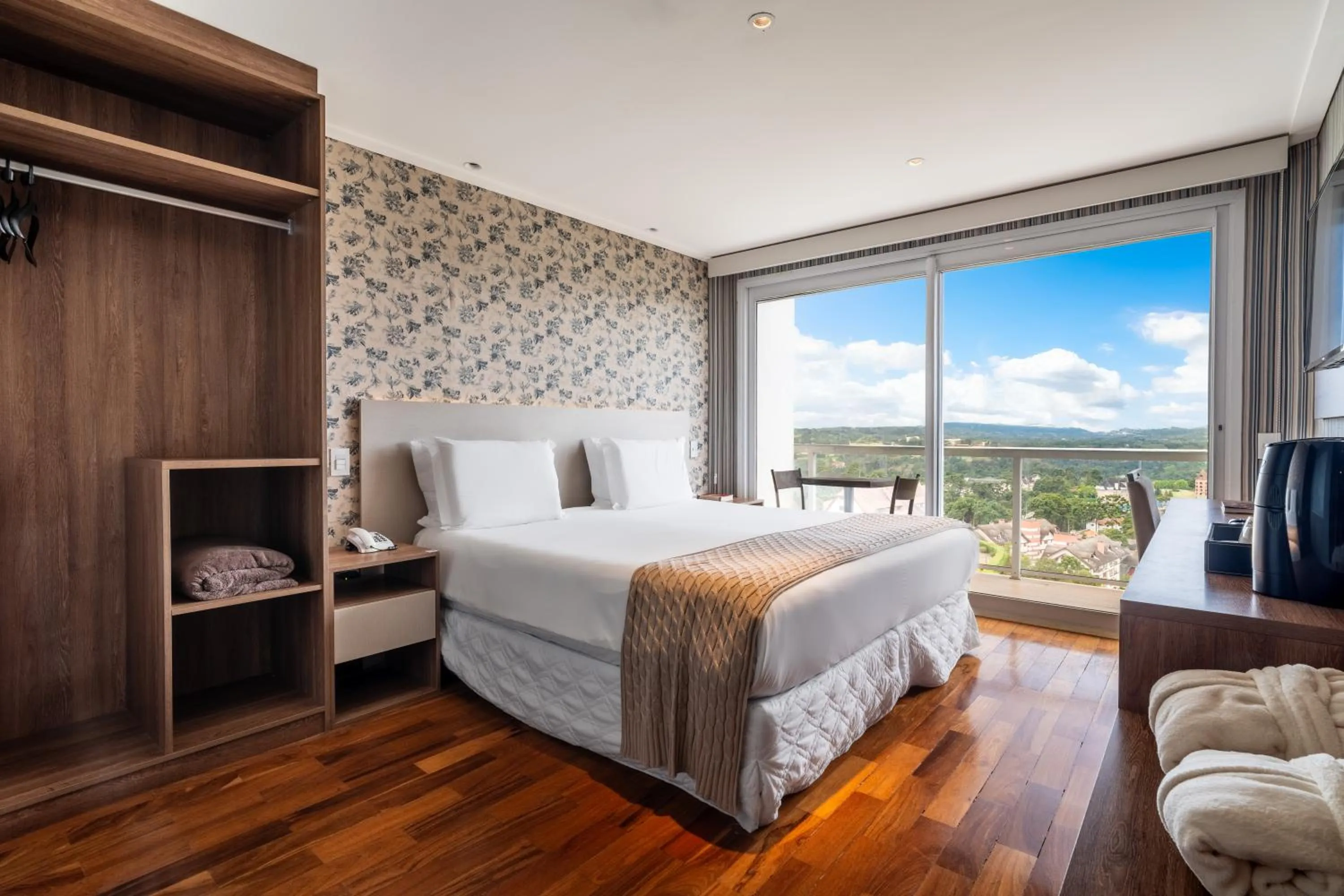 Bed in Chris Wellness Resort Hotel