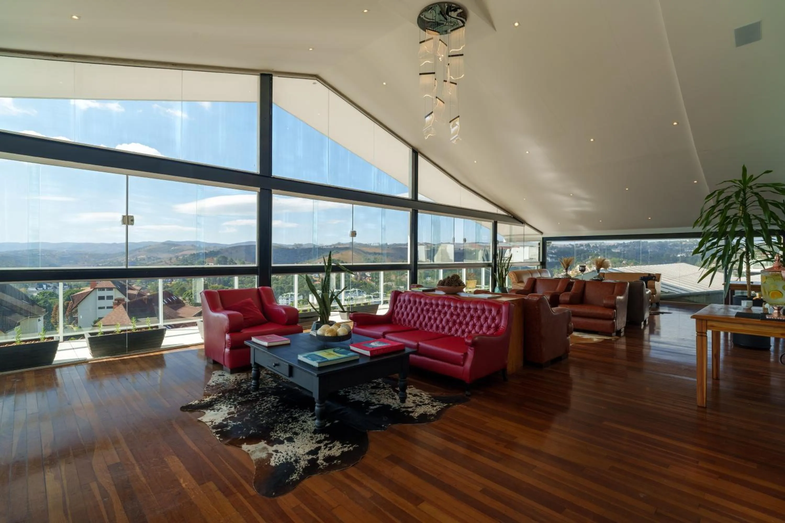 Communal lounge/ TV room in Chris Wellness Resort Hotel