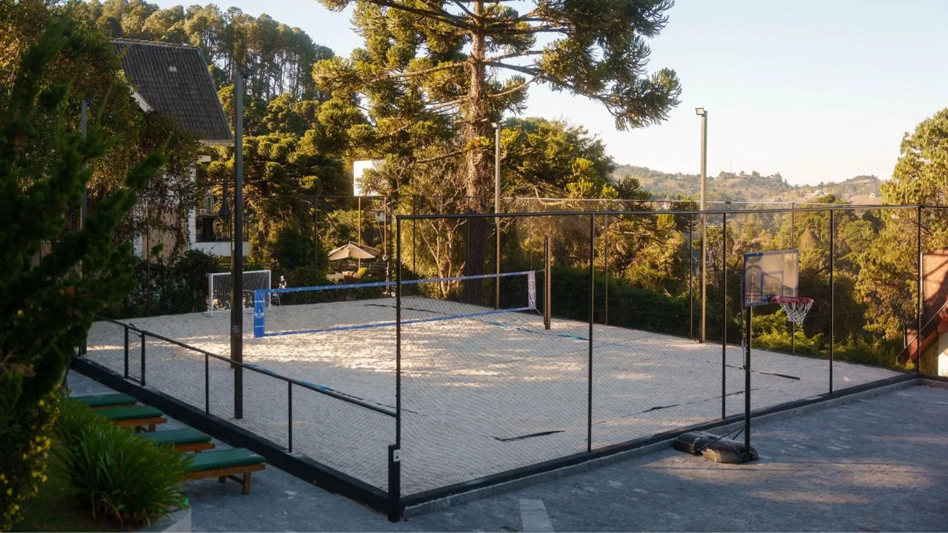 Tennis court in Chris Wellness Resort Hotel