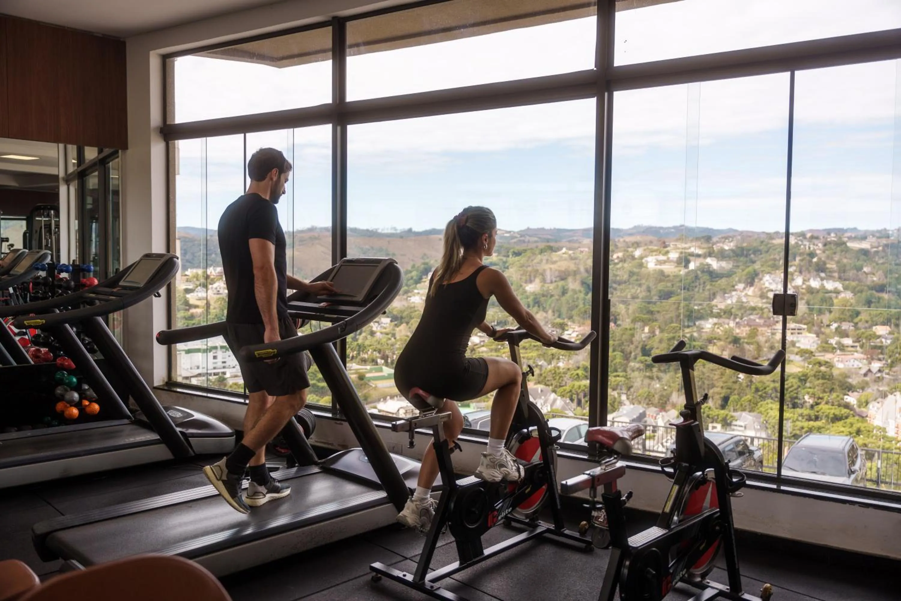 Fitness centre/facilities in Chris Wellness Resort Hotel