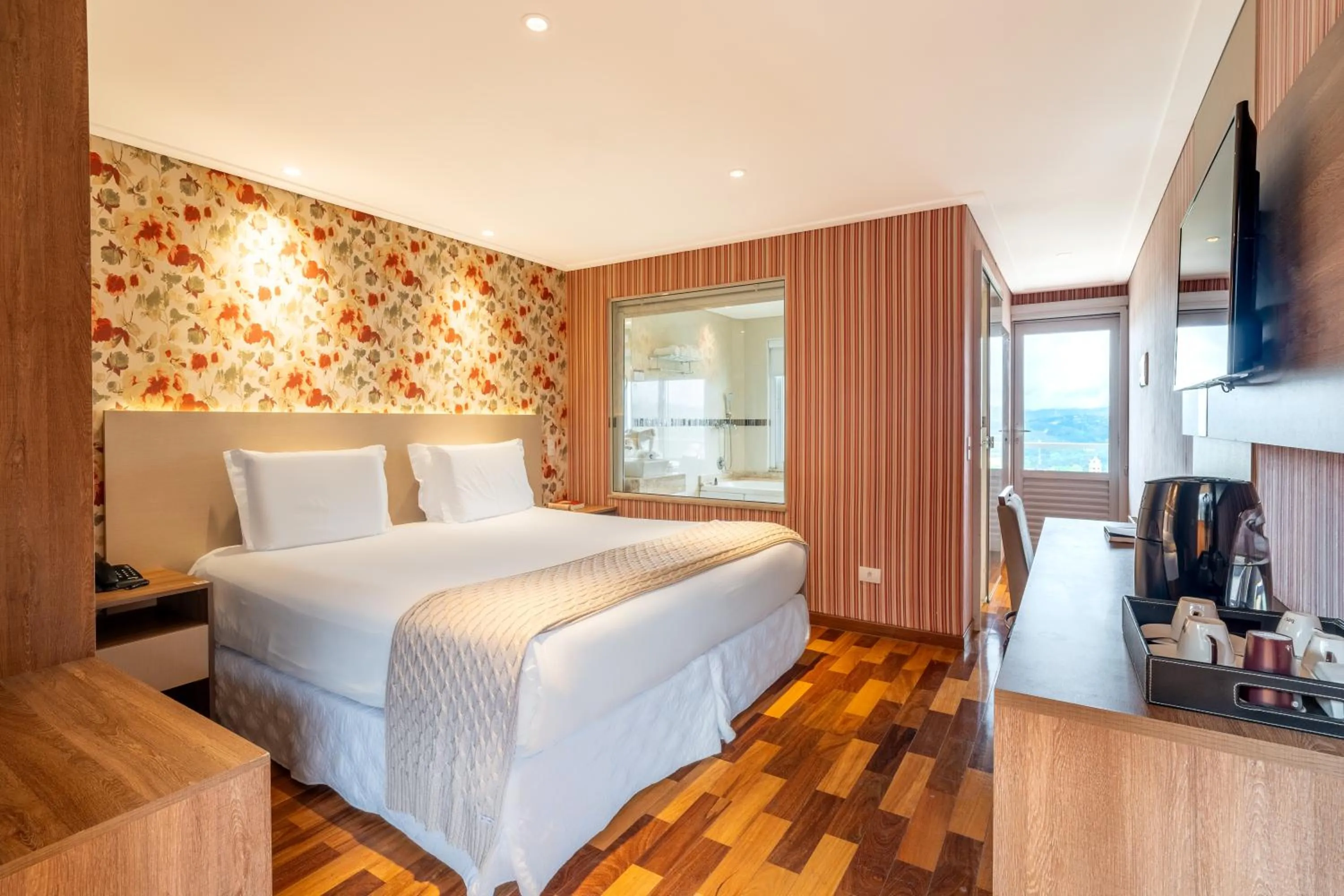 Bed in Chris Wellness Resort Hotel