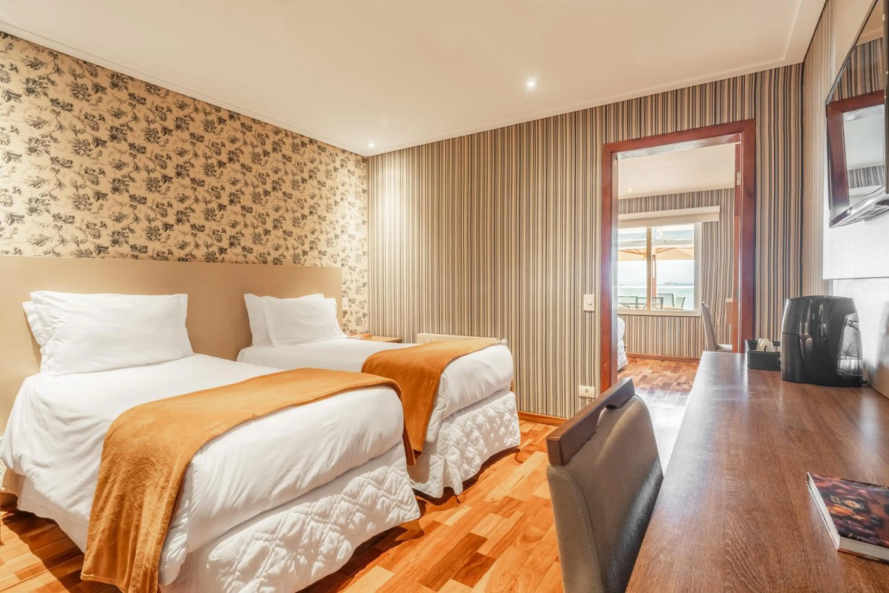 Bed in Chris Wellness Resort Hotel