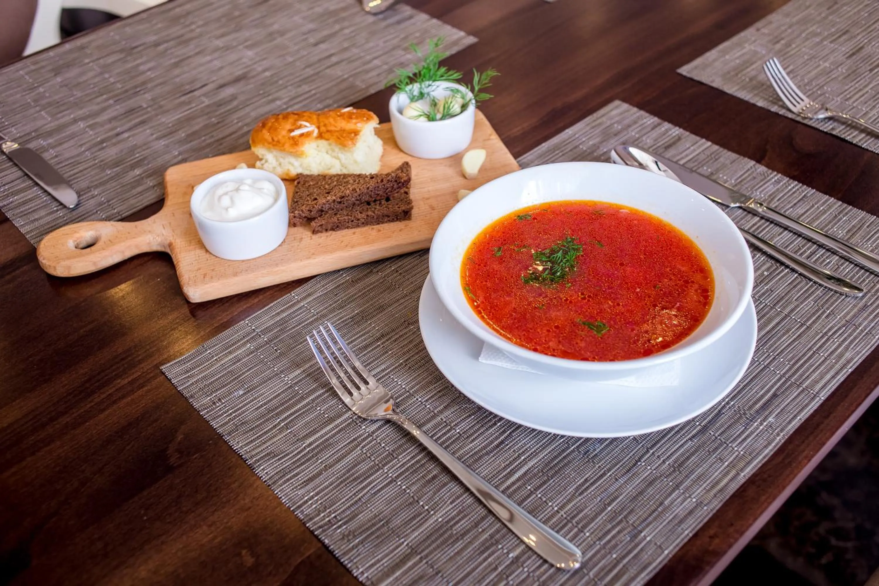 Food in Green Park Hotel & SPA