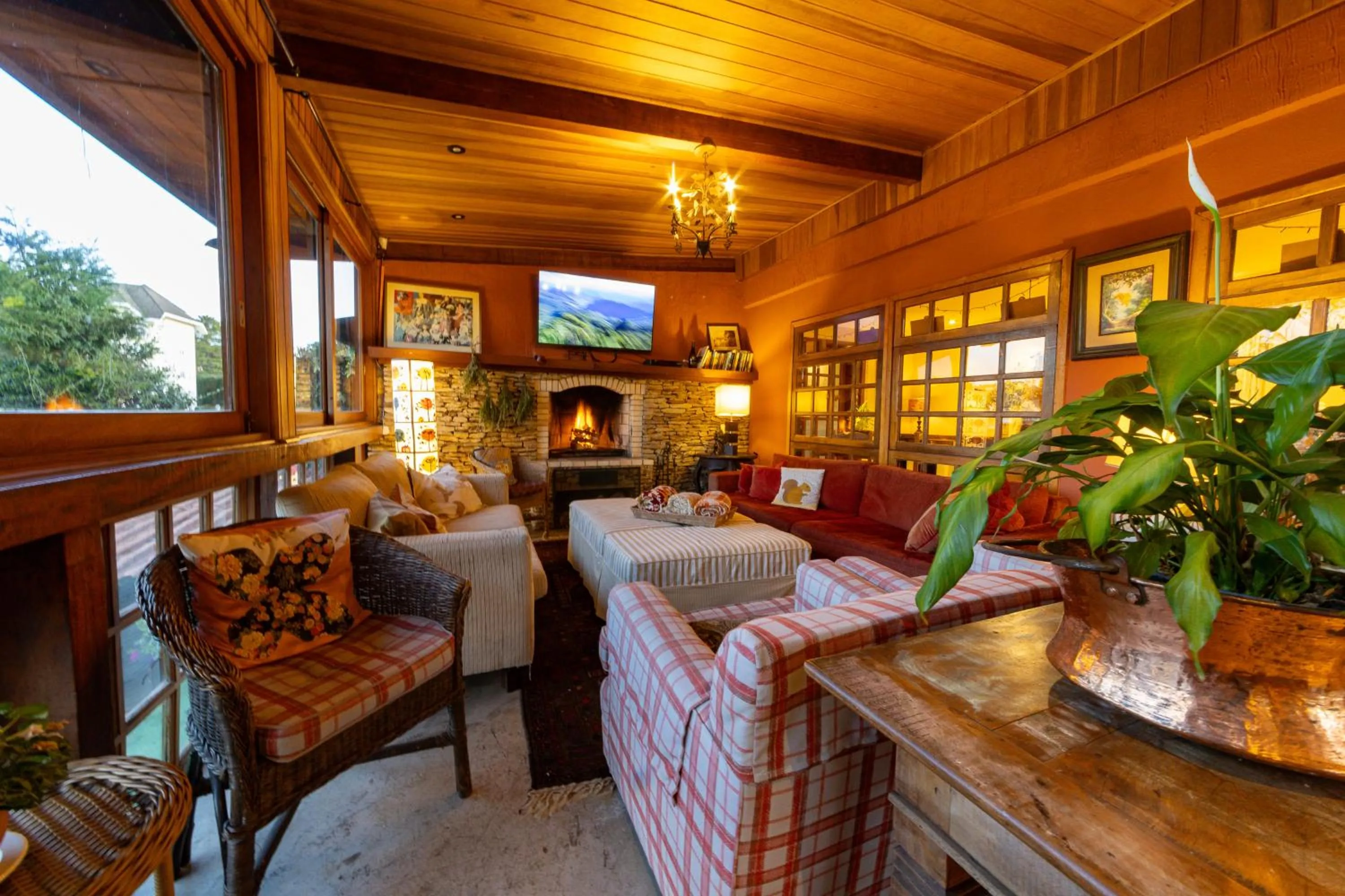 Living room in Pousada Benevento