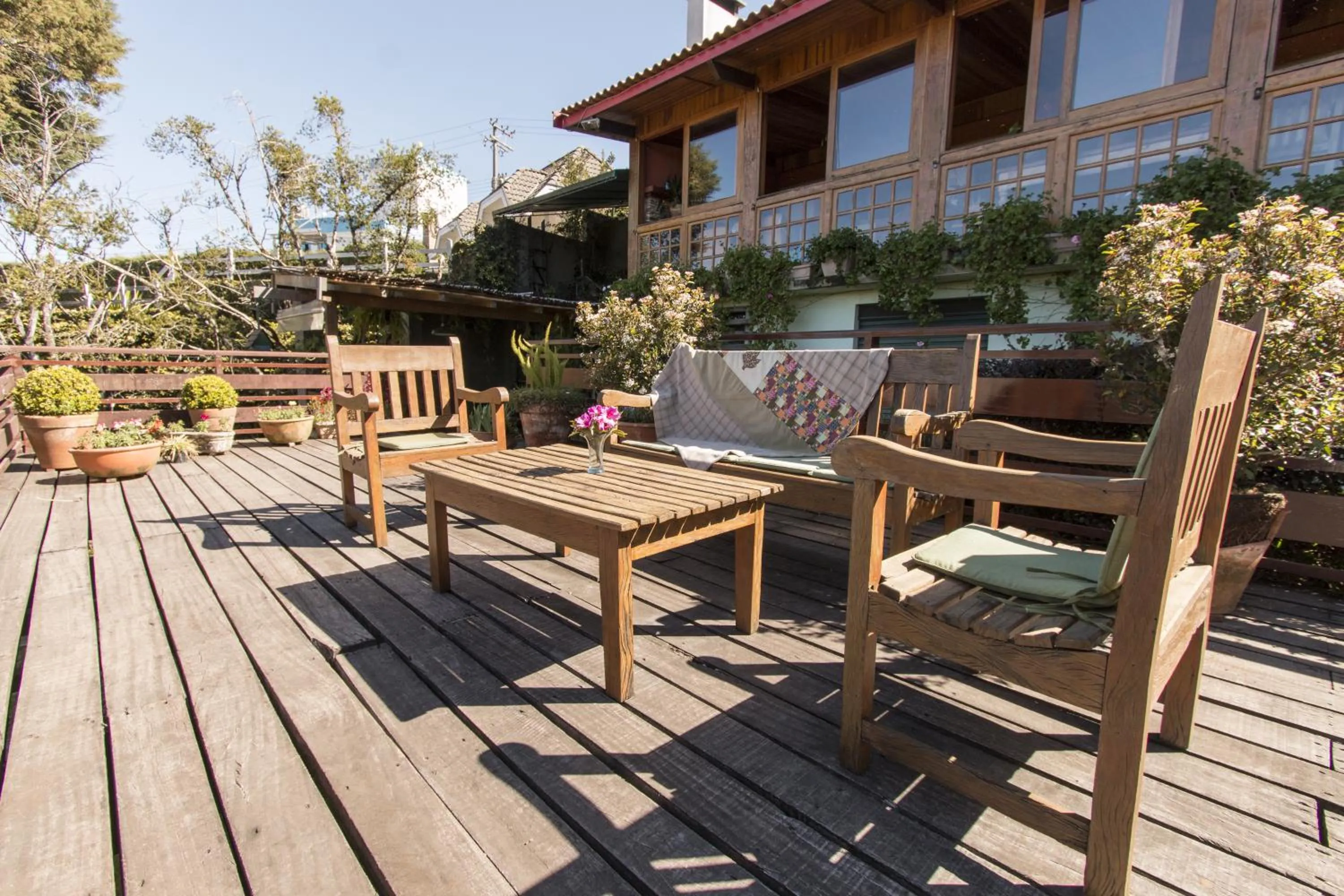 Balcony/Terrace in Pousada Benevento