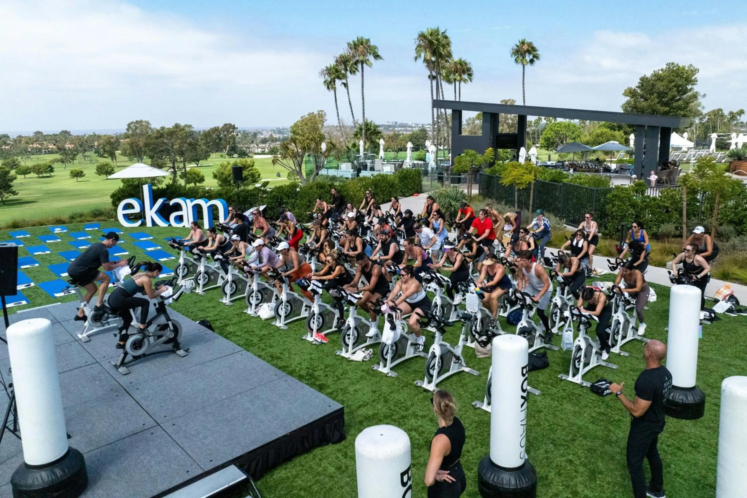 Fitness centre/facilities in VEA Newport Beach, a Marriott Resort & Spa