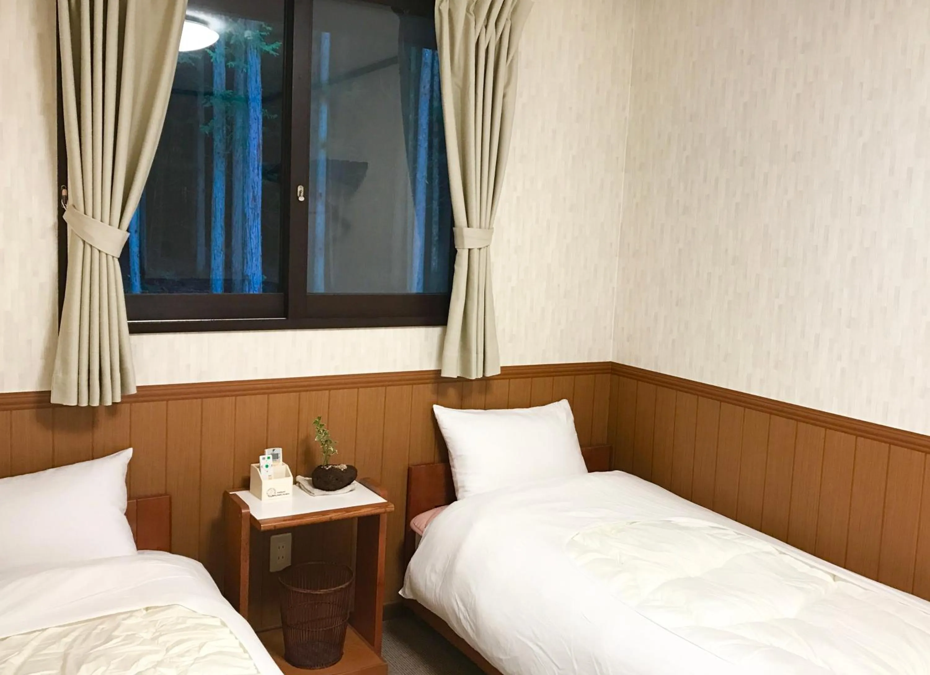 Bed in Pension Lanpou