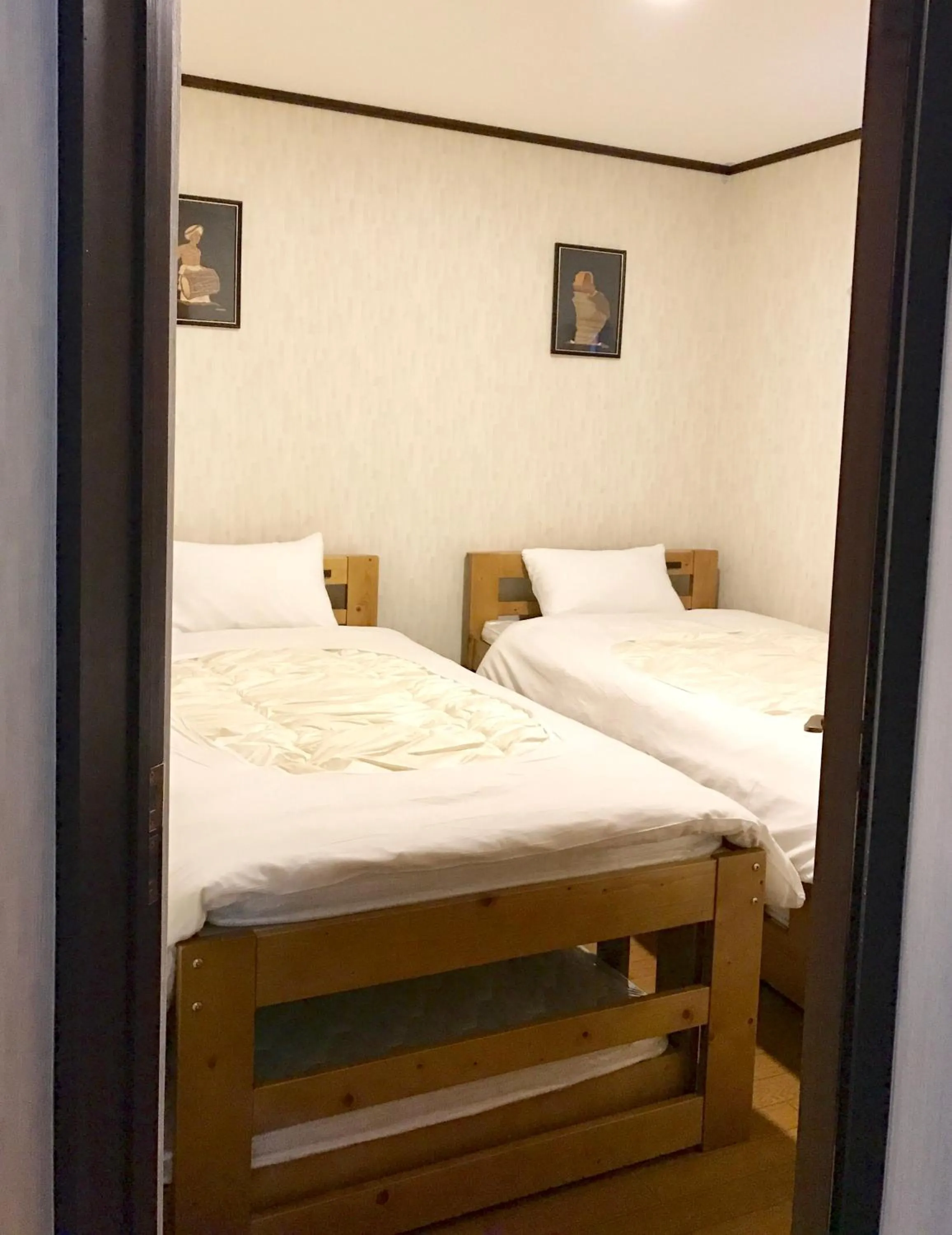 Bed in Pension Lanpou