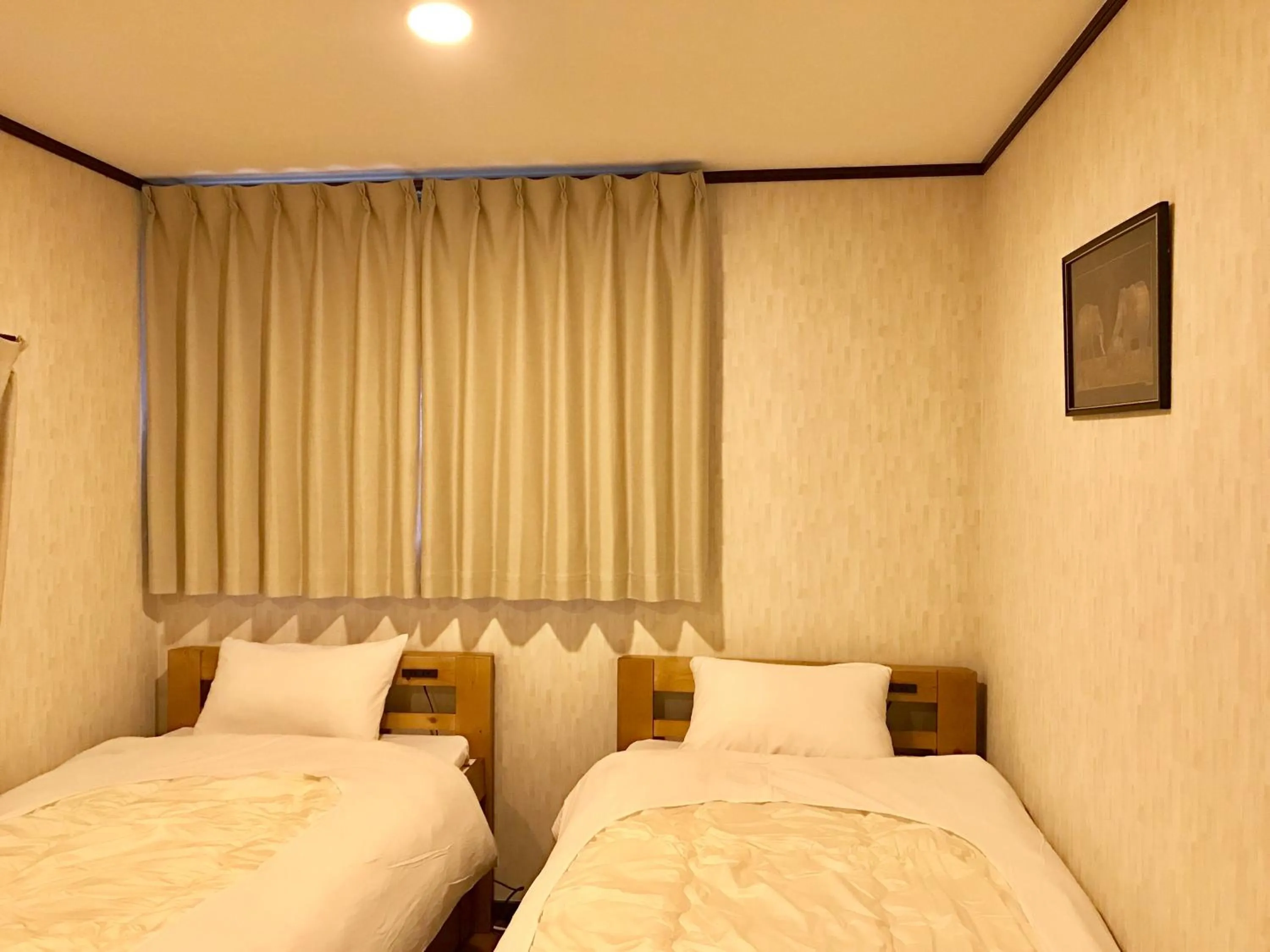 Bed in Pension Lanpou