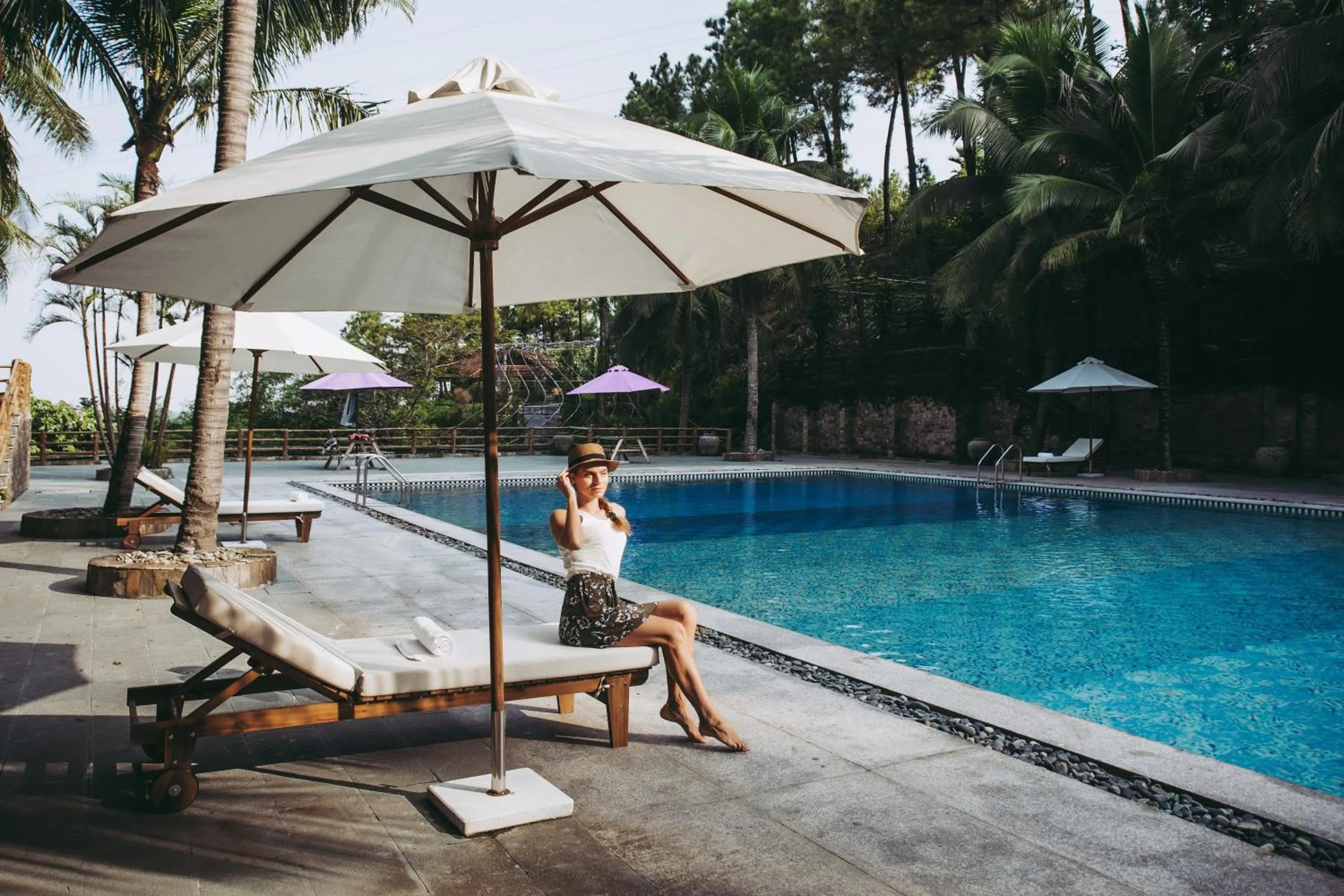 Swimming pool in Sankofa Village Hill Resort & Spa