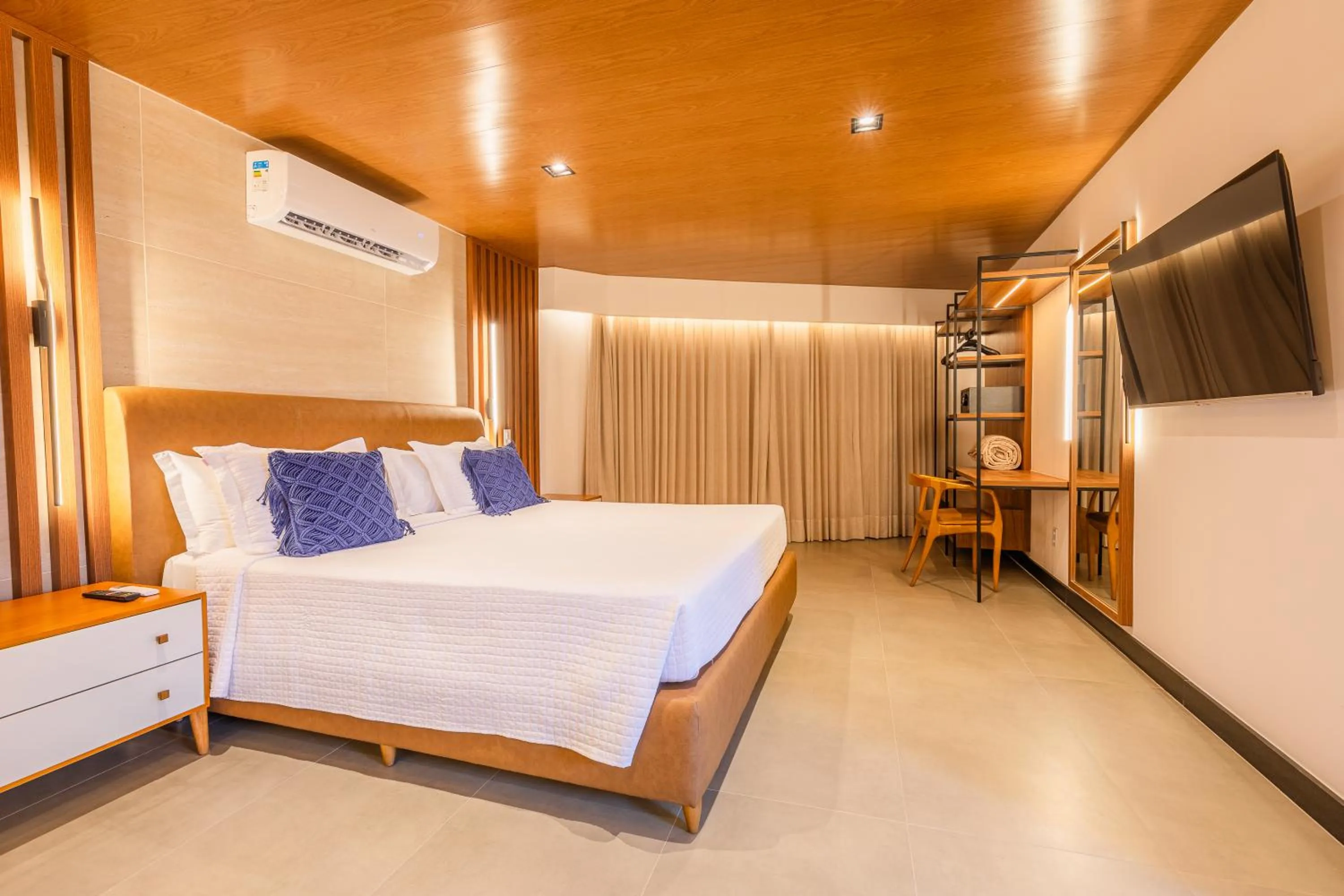 Bed in Aruanã Eco Praia Hotel