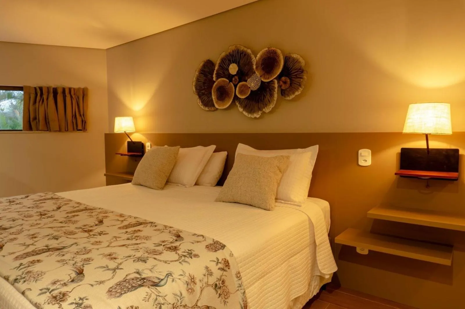 Bed in Aruanã Eco Praia Hotel