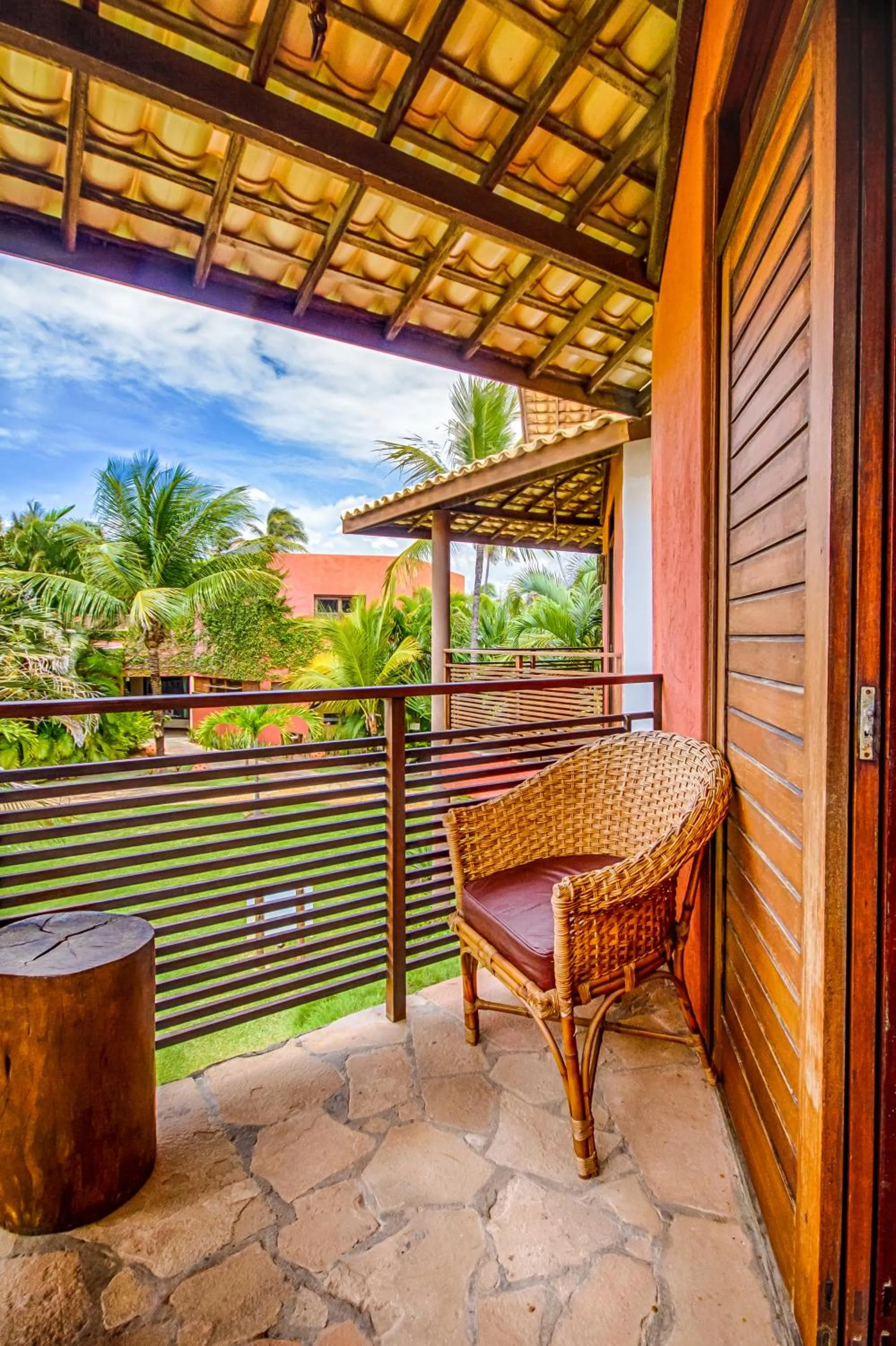 Balcony/Terrace in Aruanã Eco Praia Hotel