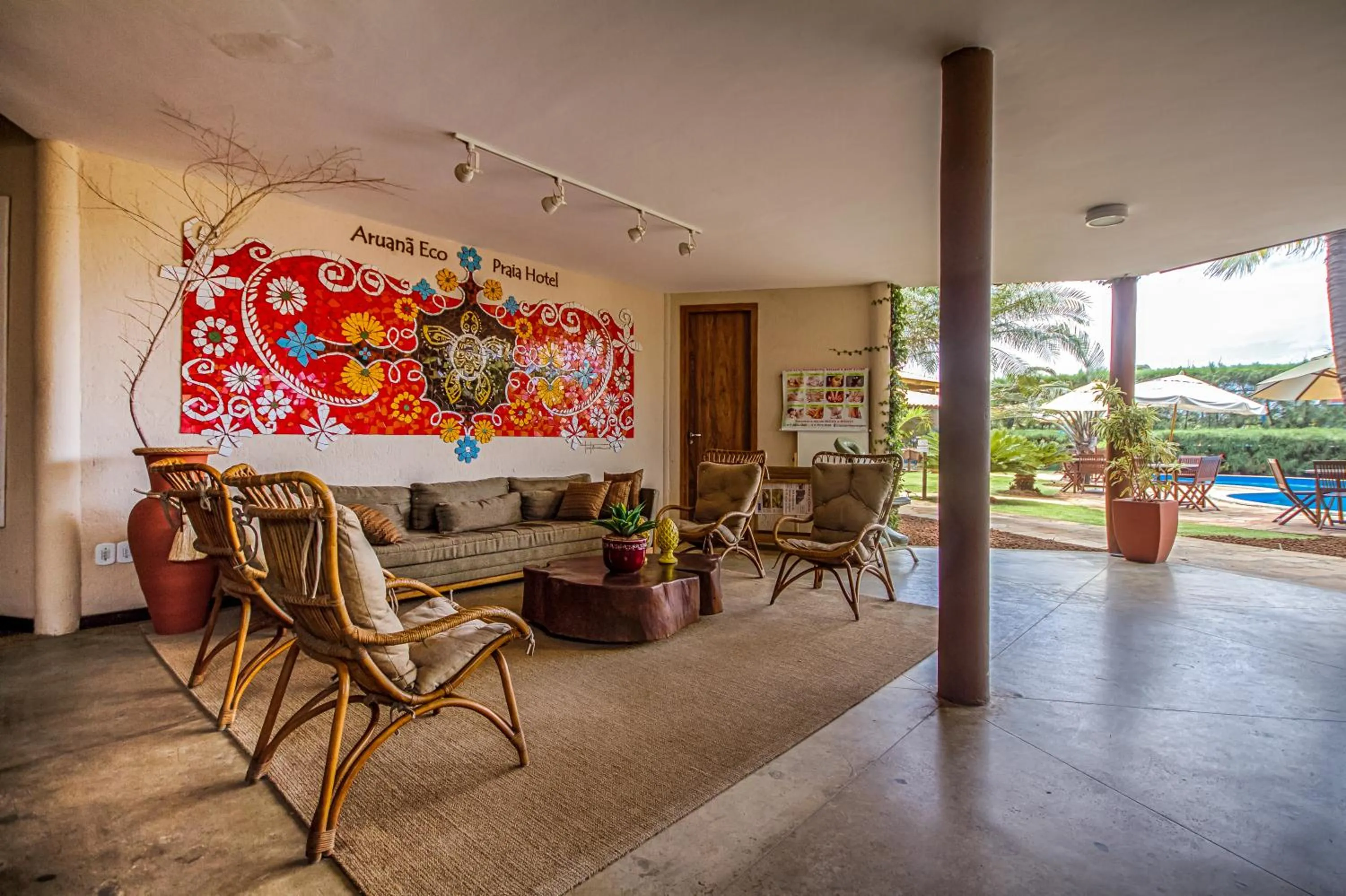 Living room in Aruanã Eco Praia Hotel