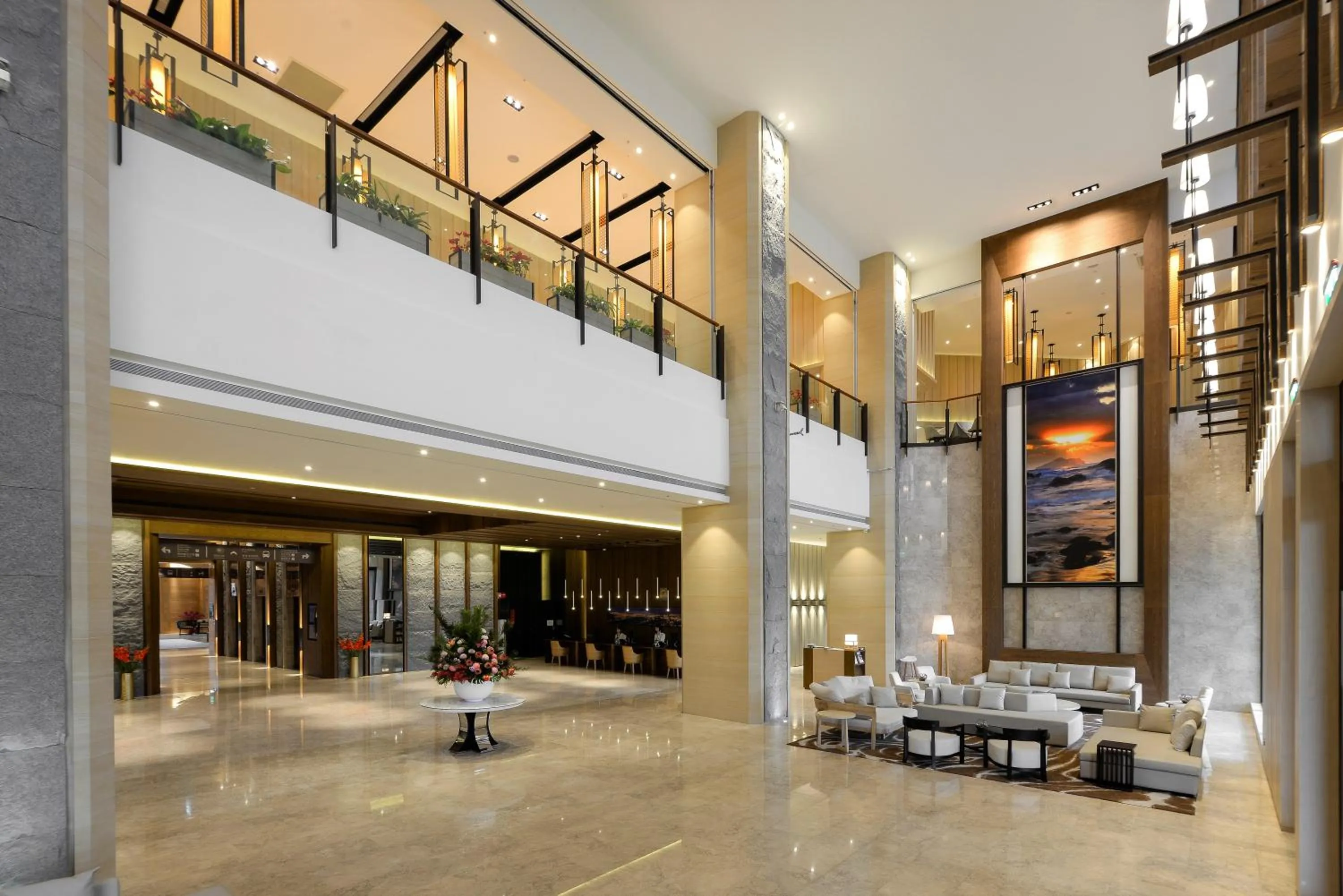 Living room in Cuncyue Hot Spring Resort