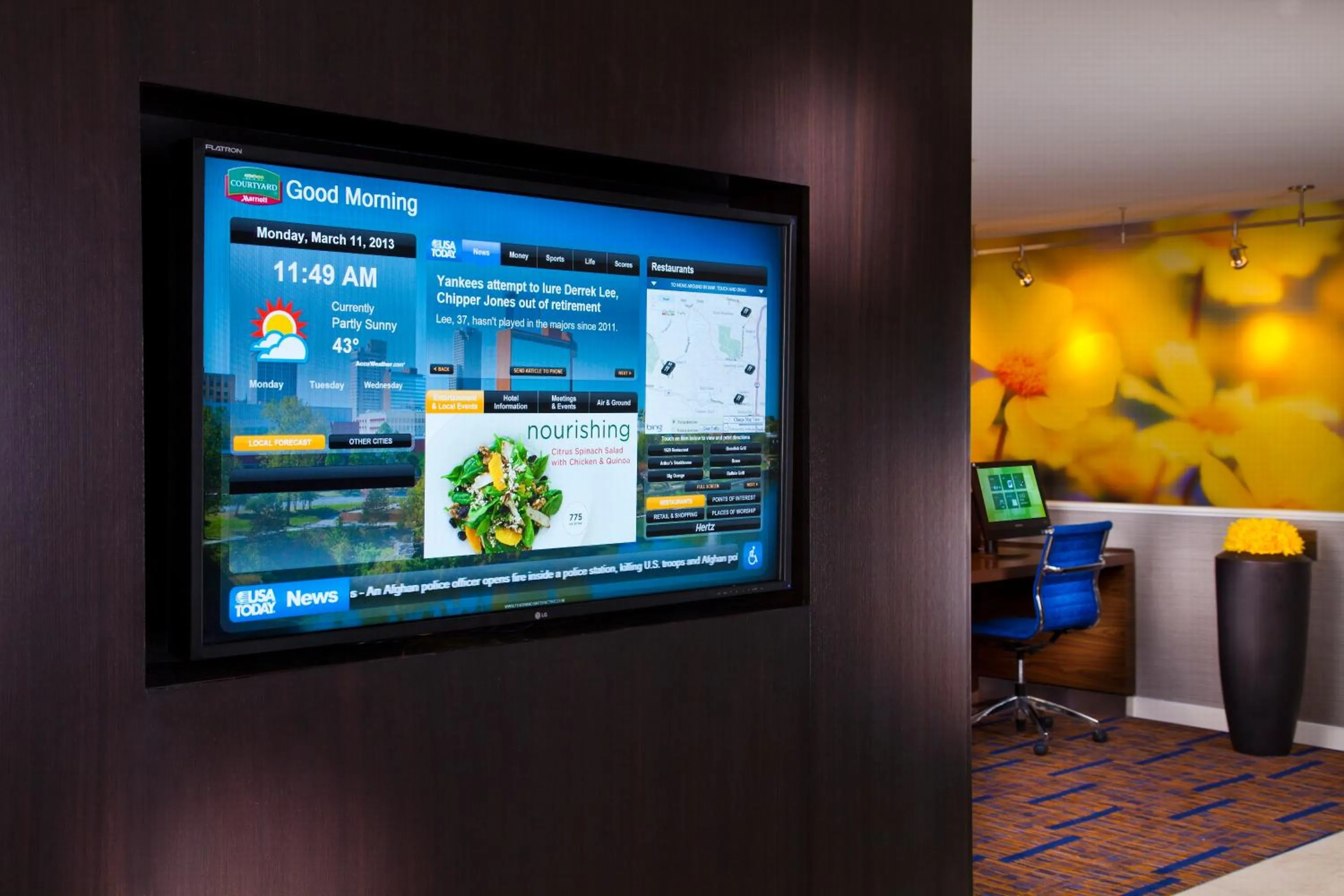 Lobby or reception in Courtyard by Marriott Little Rock West