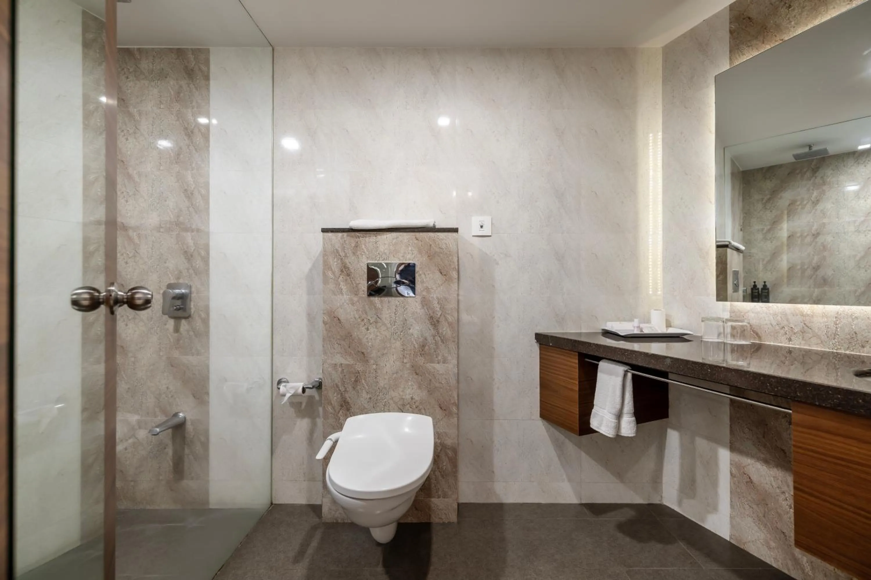Bathroom in Quality Inn Patria Suites, Rajkot