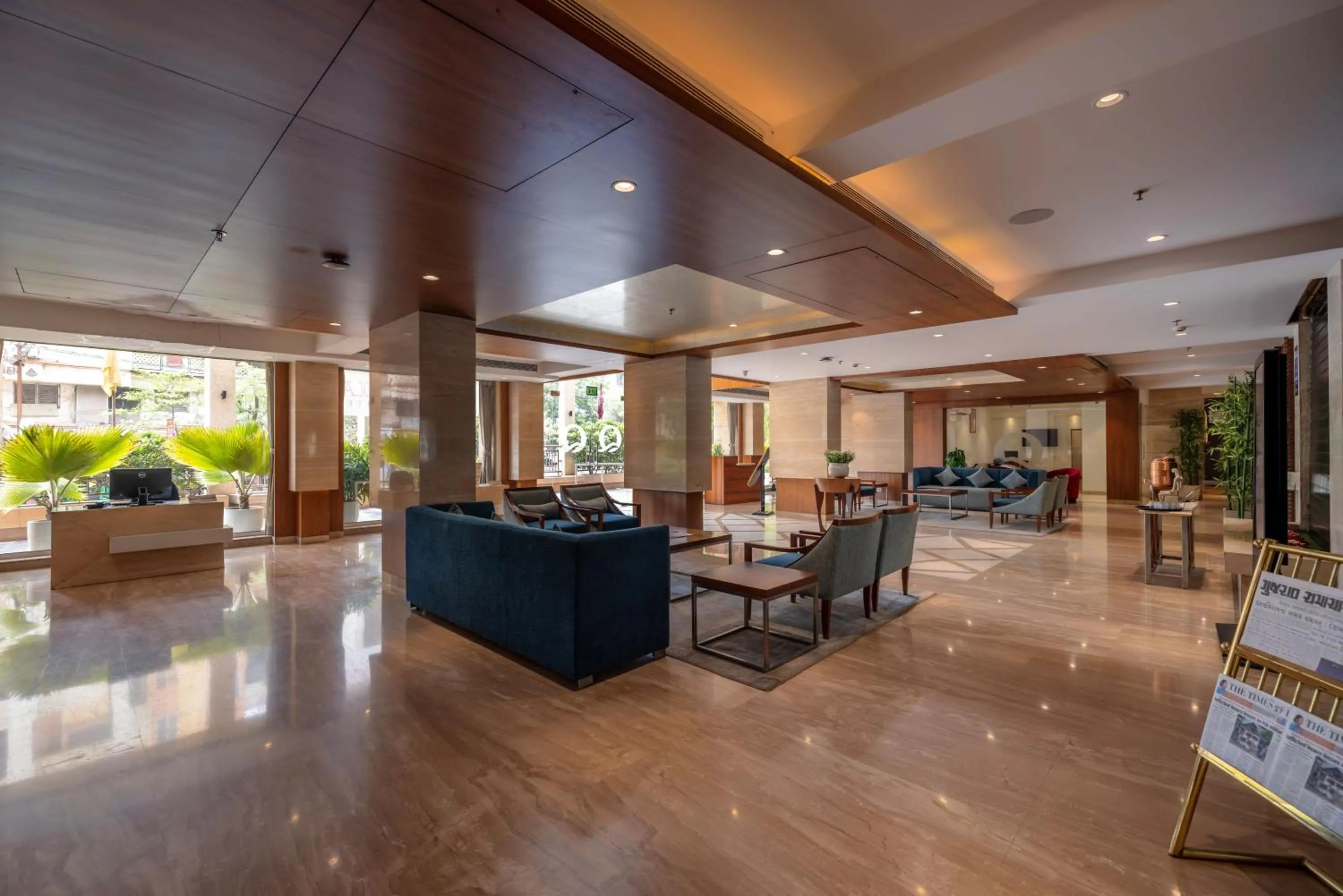 Lobby or reception in Quality Inn Patria Suites, Rajkot