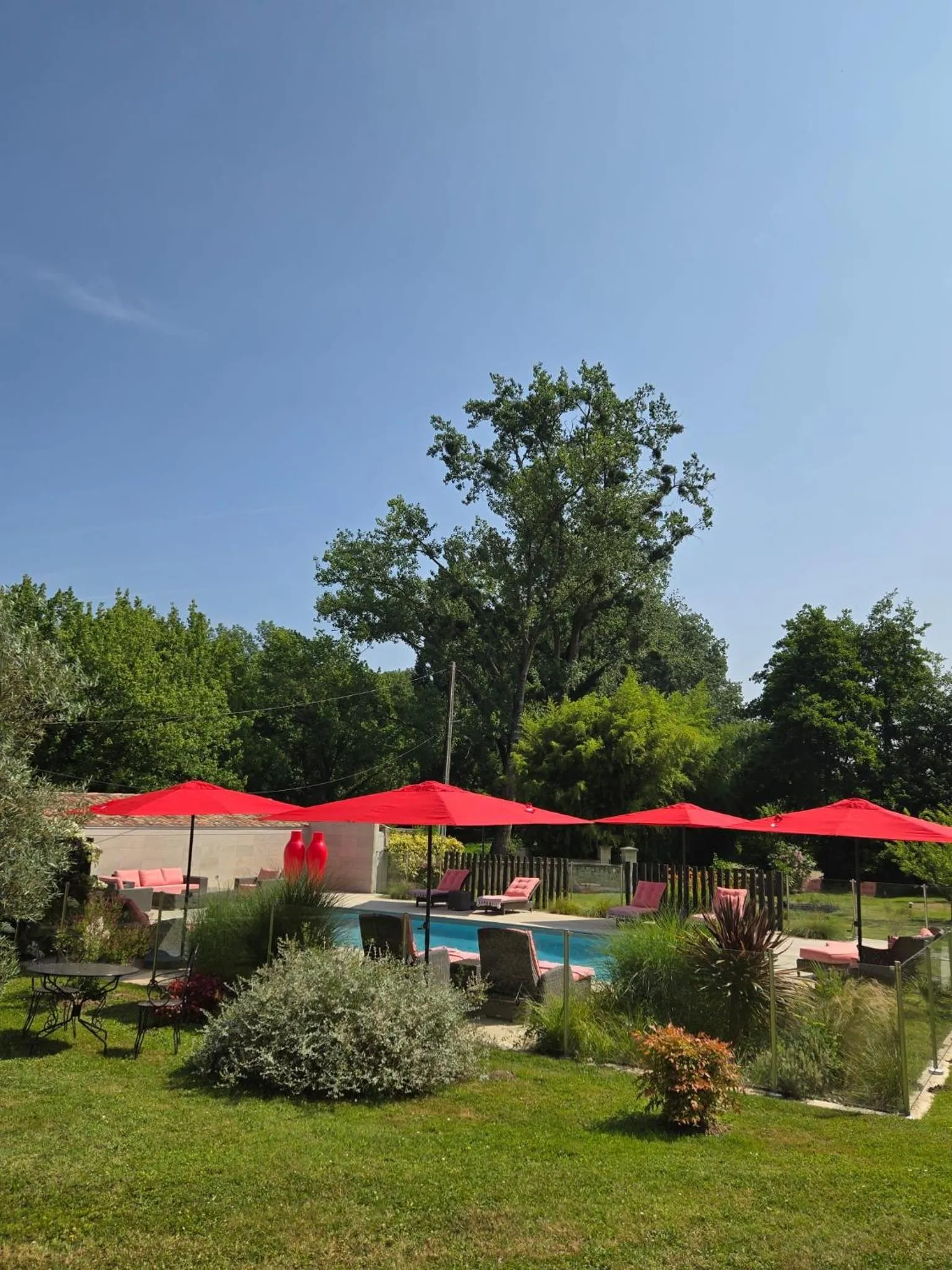 Swimming pool in Château de Courtebotte