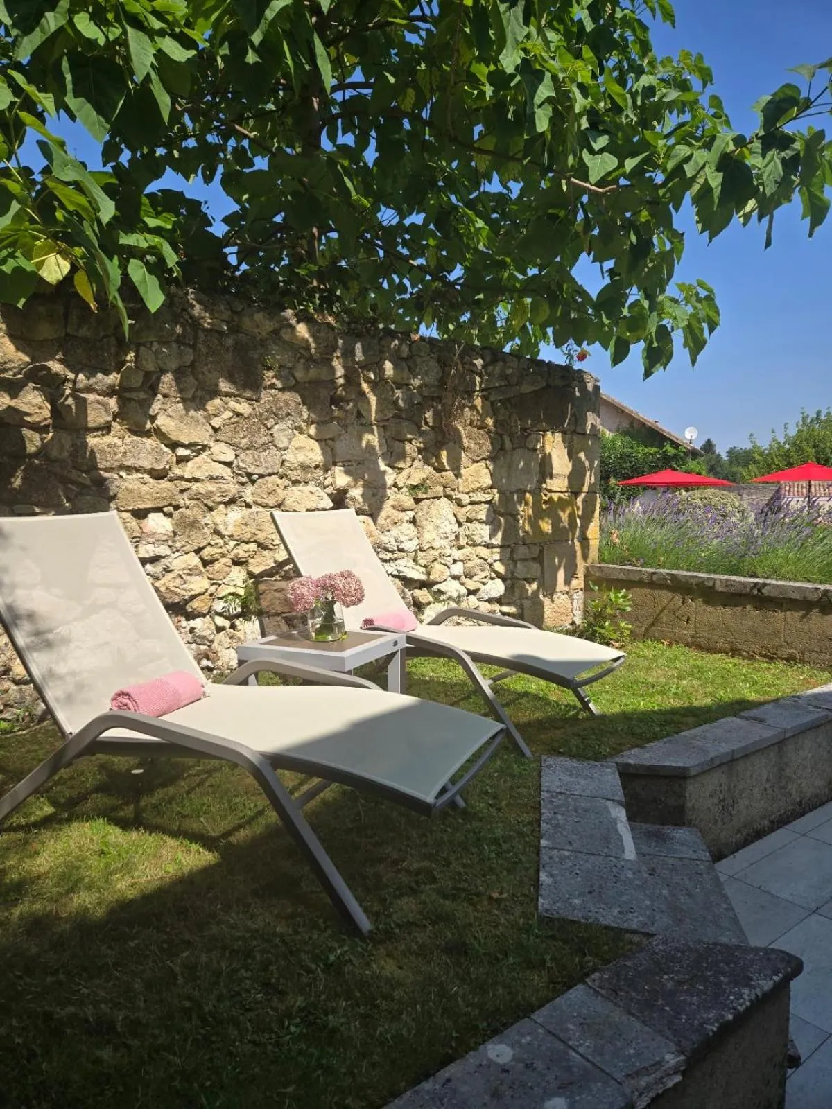 Garden view in Château de Courtebotte