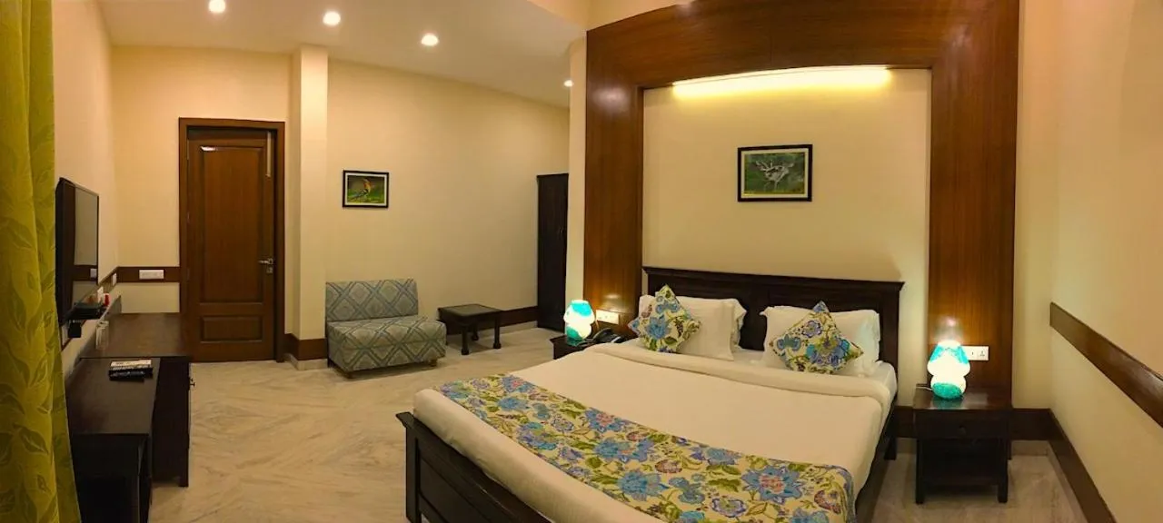 Bed in The Birder's Inn