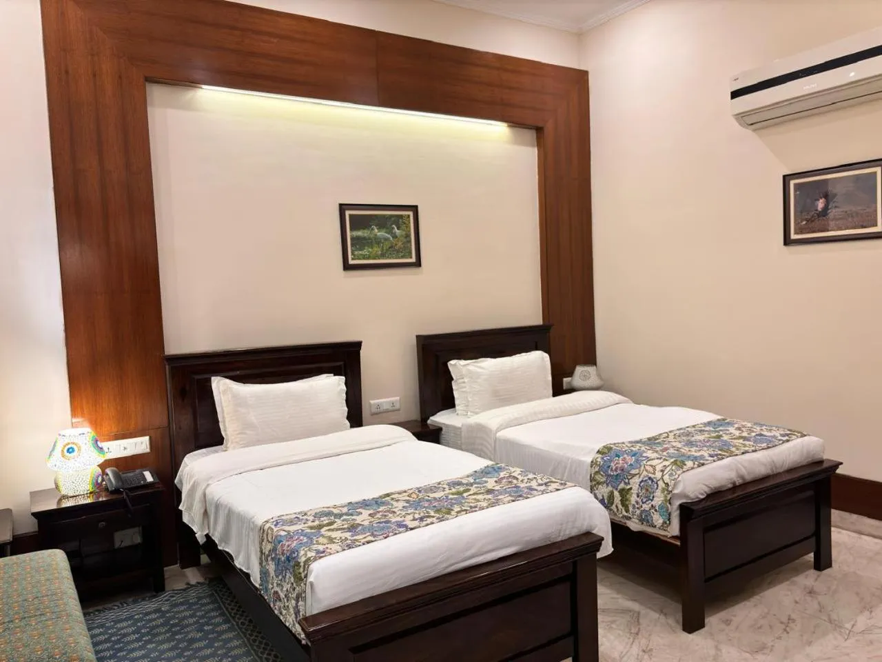 Bed in The Birder's Inn