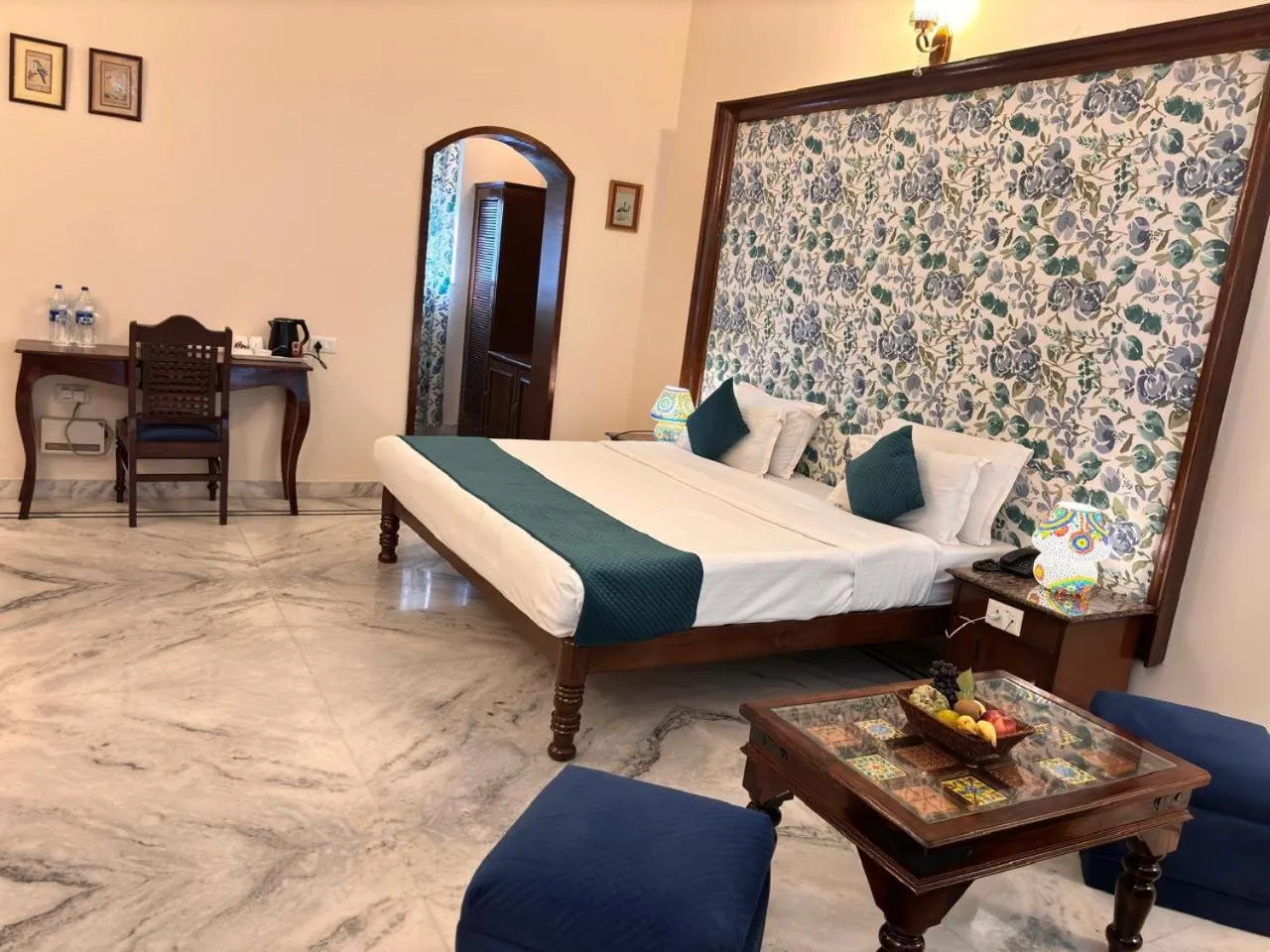 Bed in The Birder's Inn