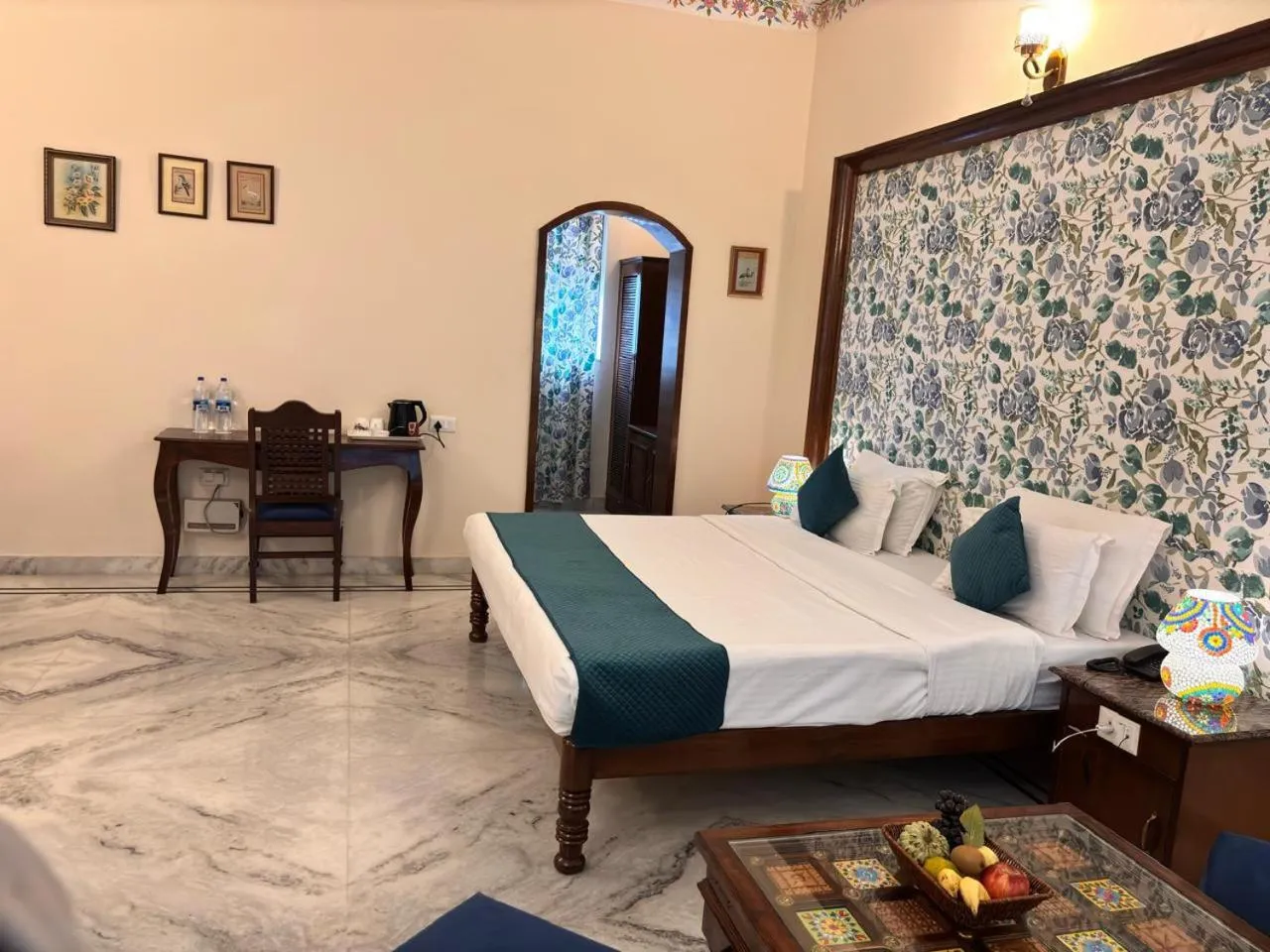 Bed in The Birder's Inn