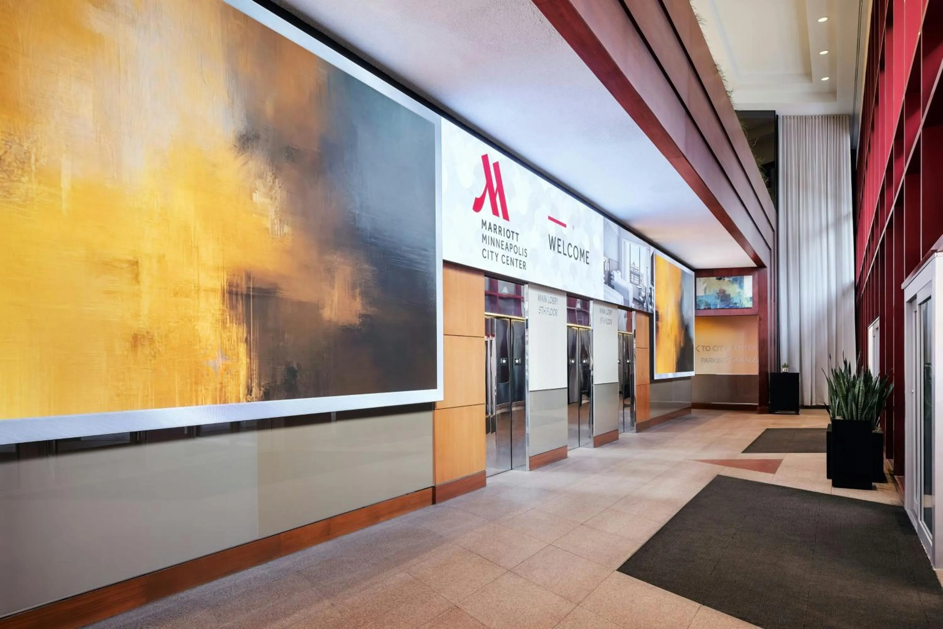 View (from property/room) in Minneapolis Marriott City Center