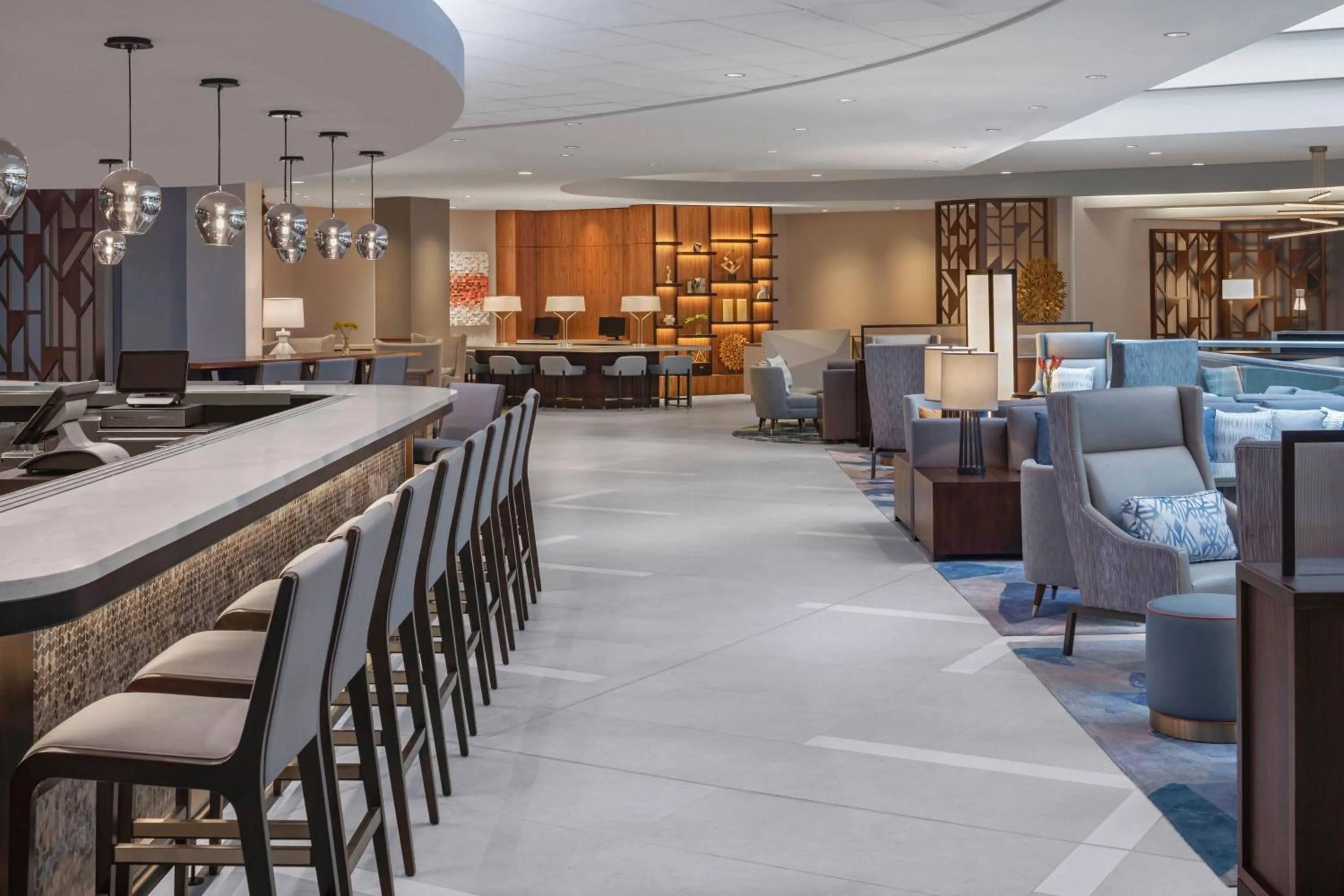 Lounge or bar in Minneapolis Marriott City Center