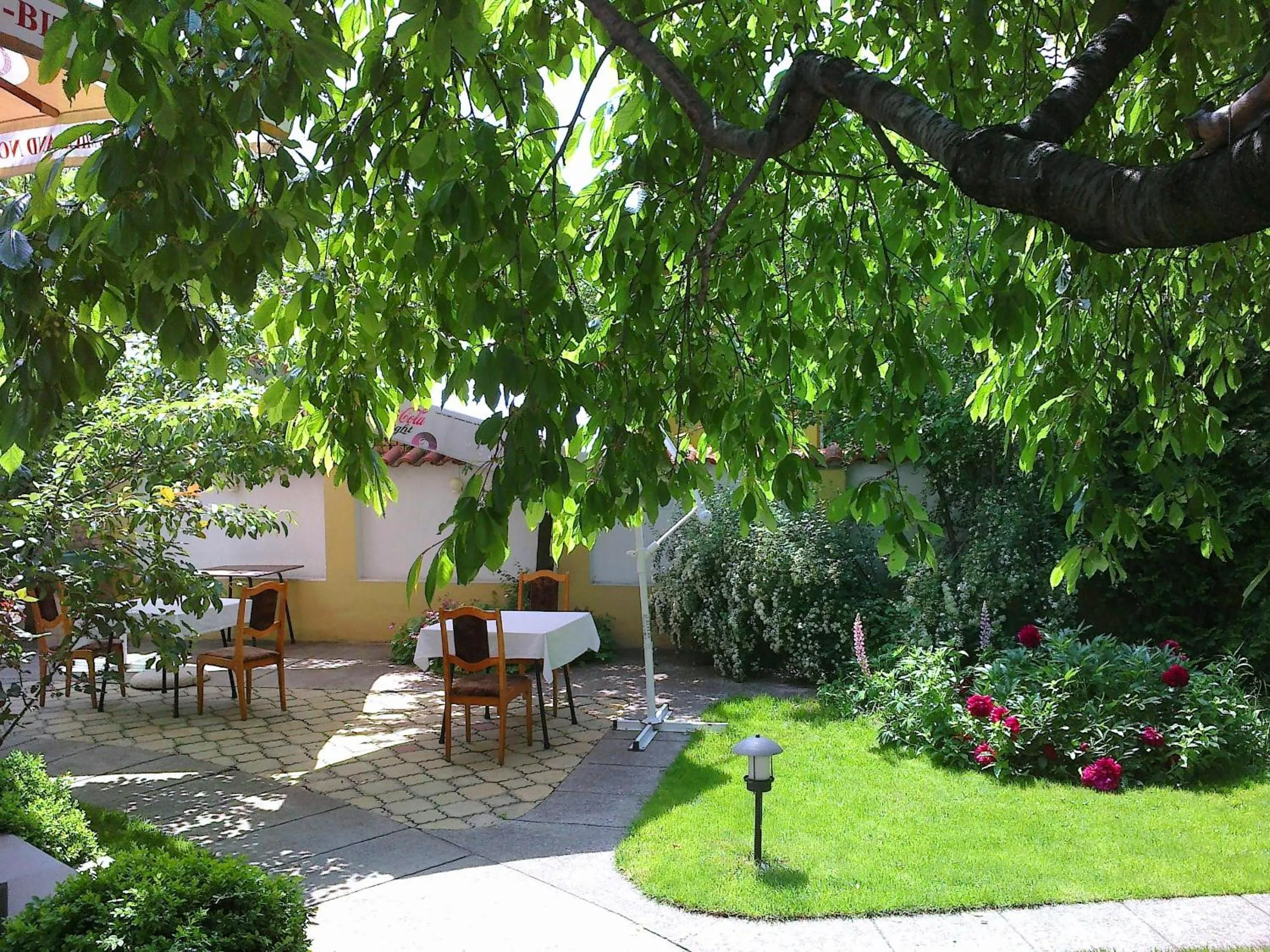 Garden in Family Hotel Sonata