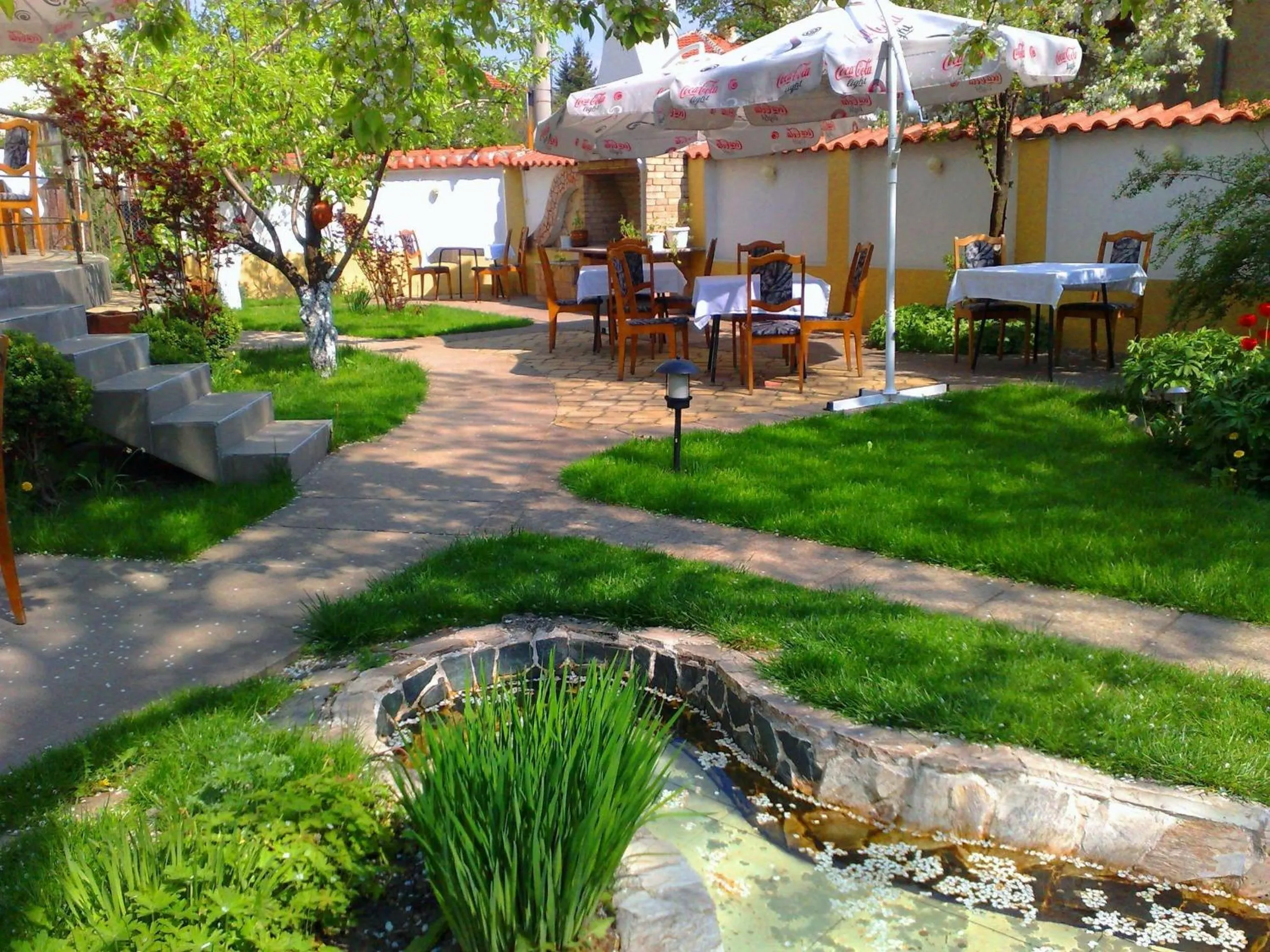 Garden in Family Hotel Sonata