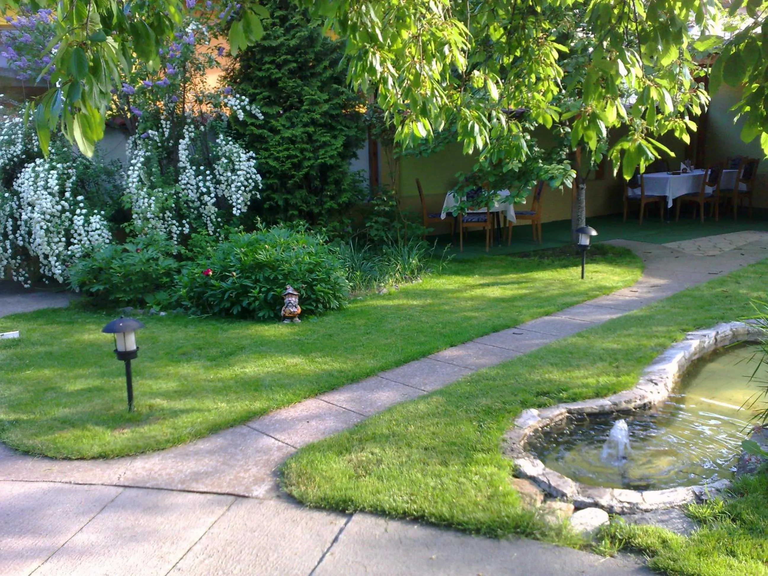 Garden in Family Hotel Sonata