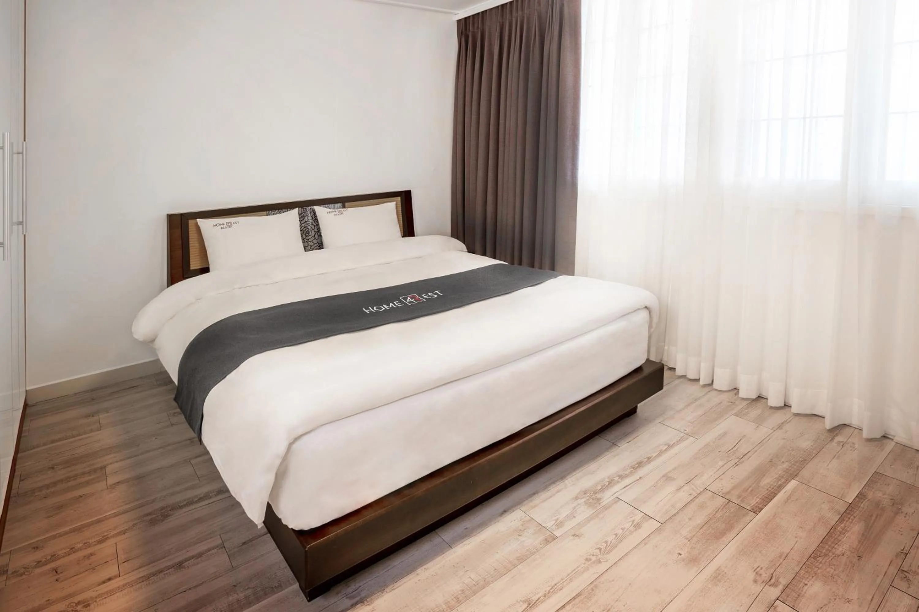 Bed in Home Fourest Resort Geoje