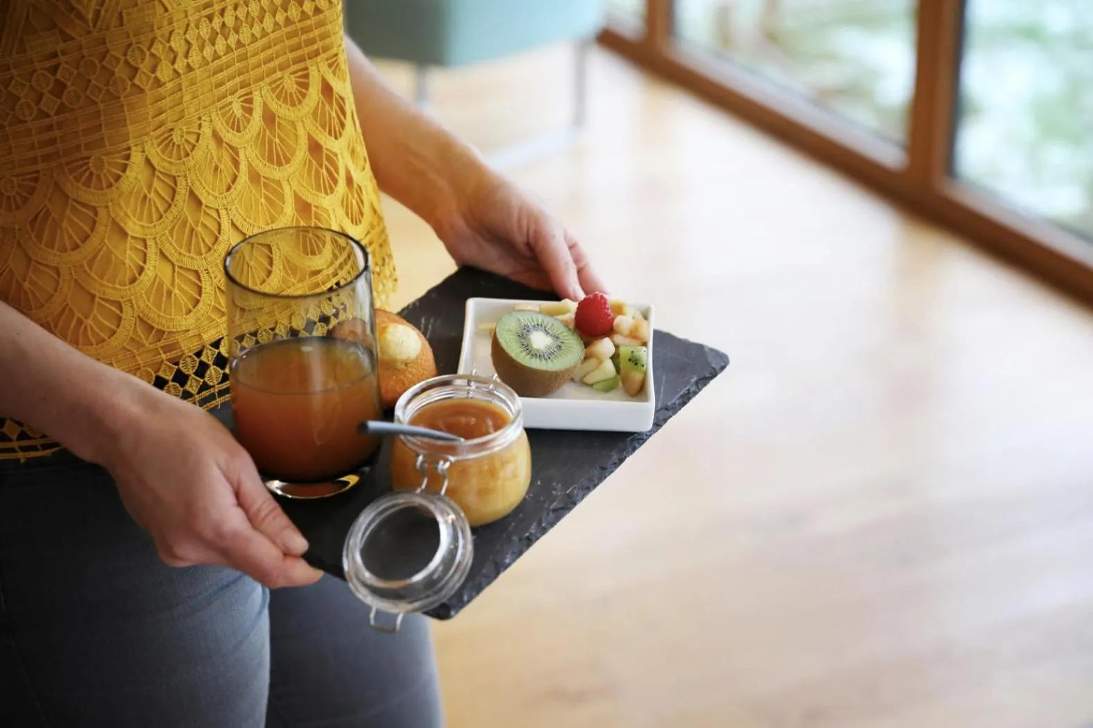Food close-up in Maison d'hôtes & SPA La Scierie