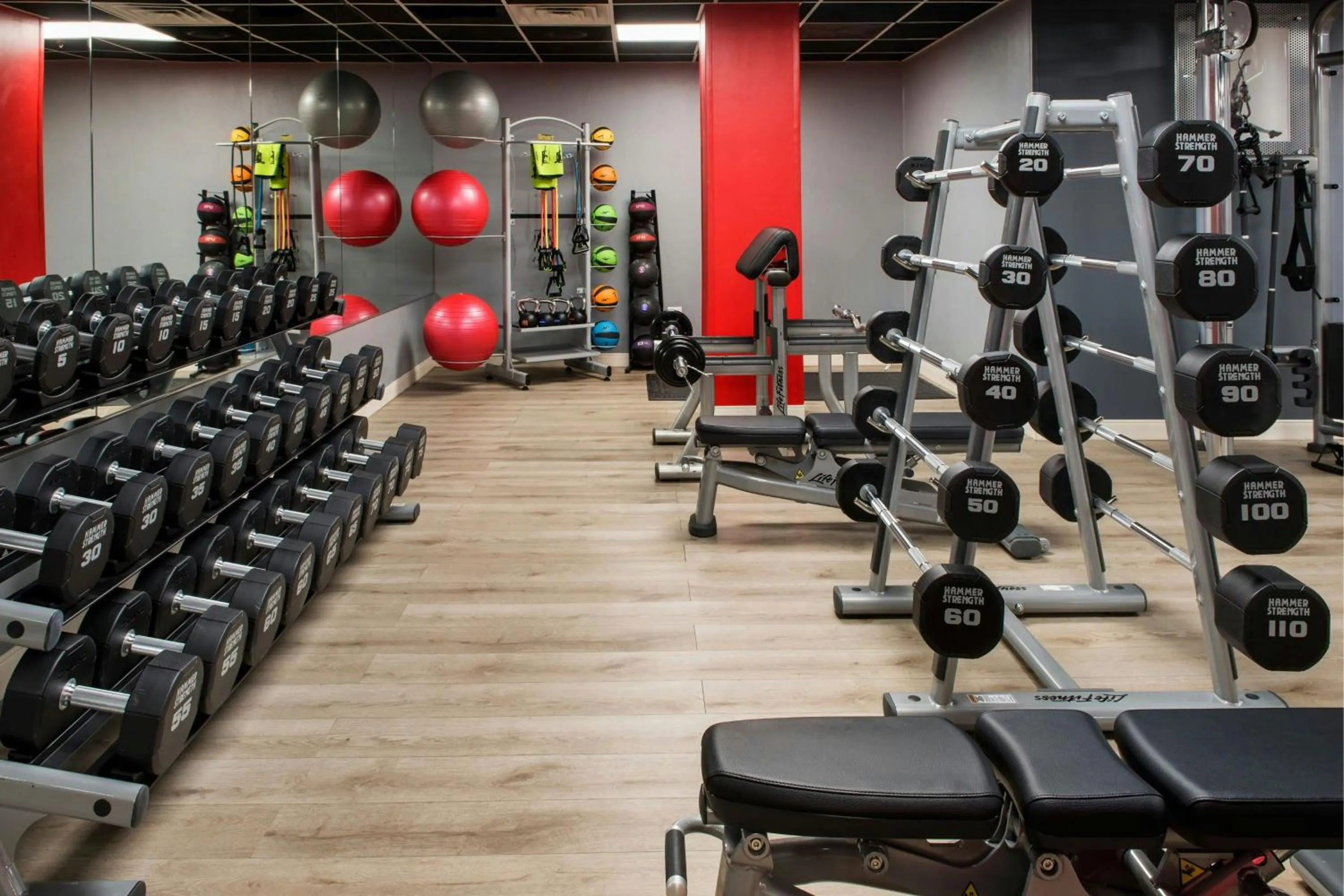 Fitness centre/facilities in Westchester Marriott