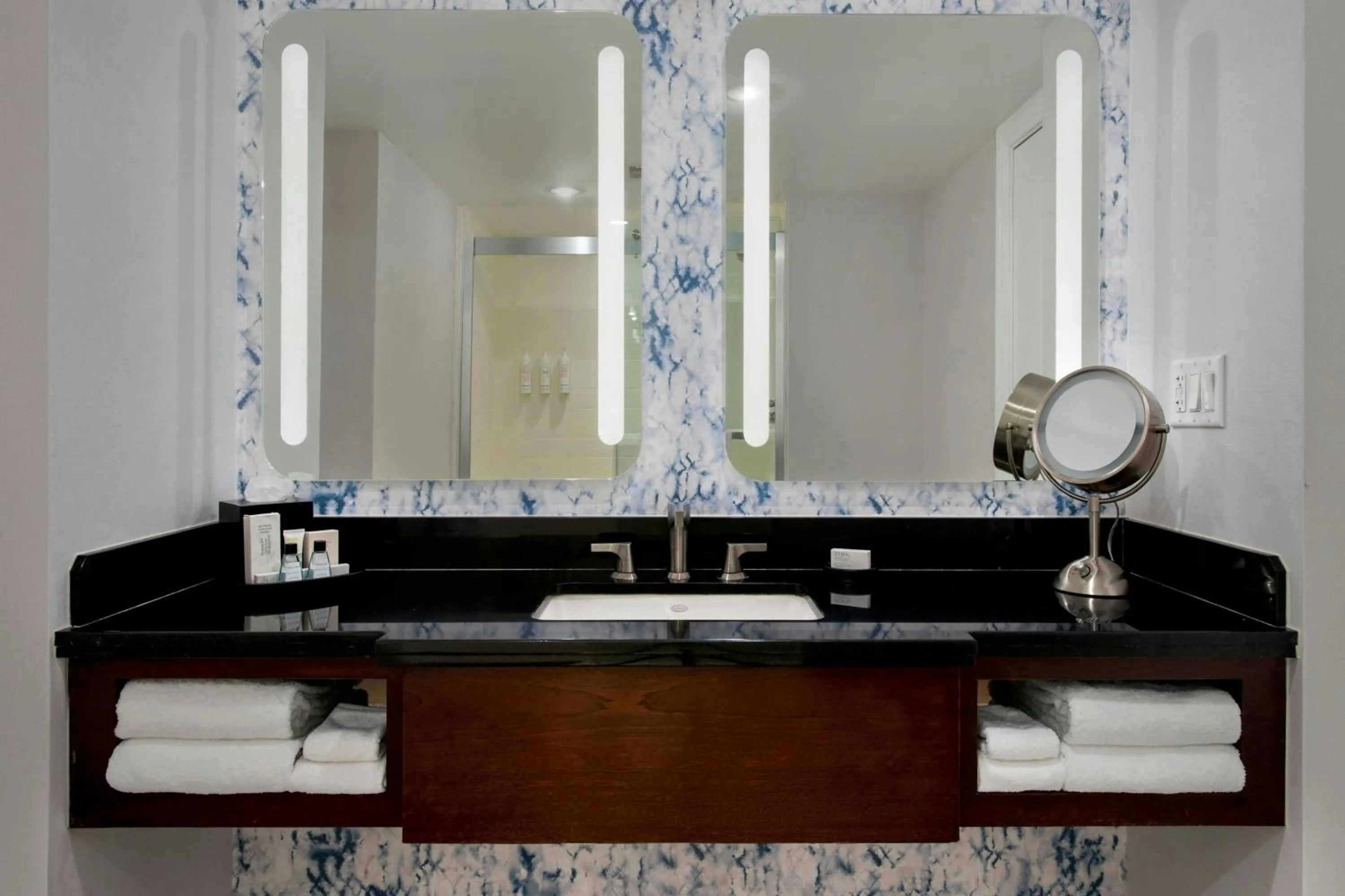 Bathroom in Westchester Marriott