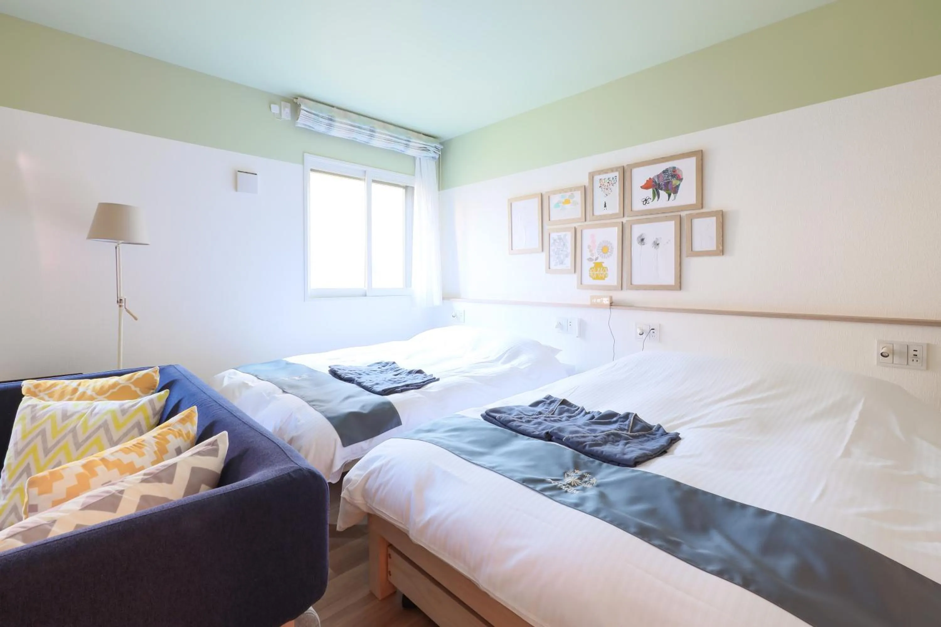 Photo of the whole room, Bed in Hotel Potmum Sapporo