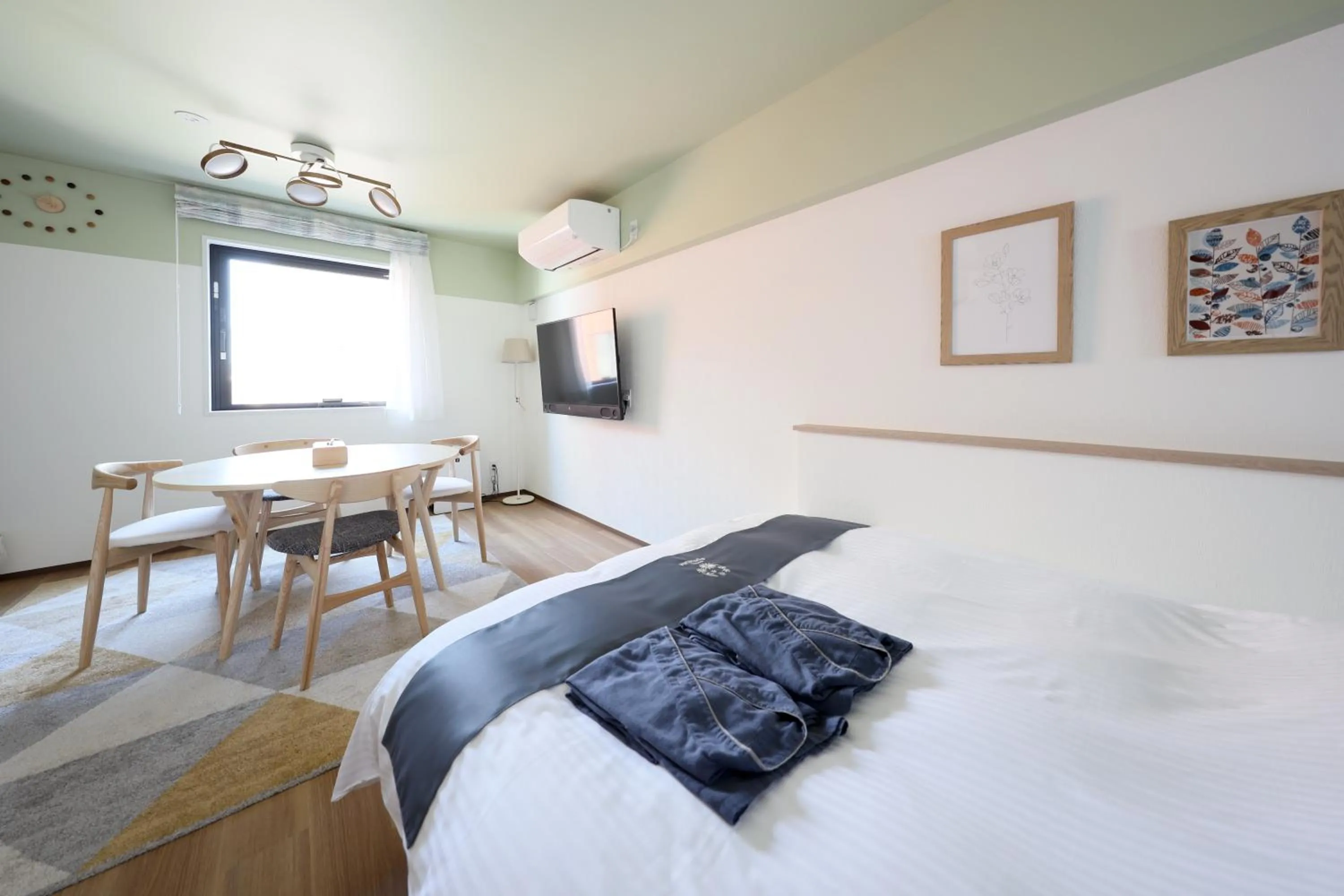 Photo of the whole room, Bed in Hotel Potmum Sapporo