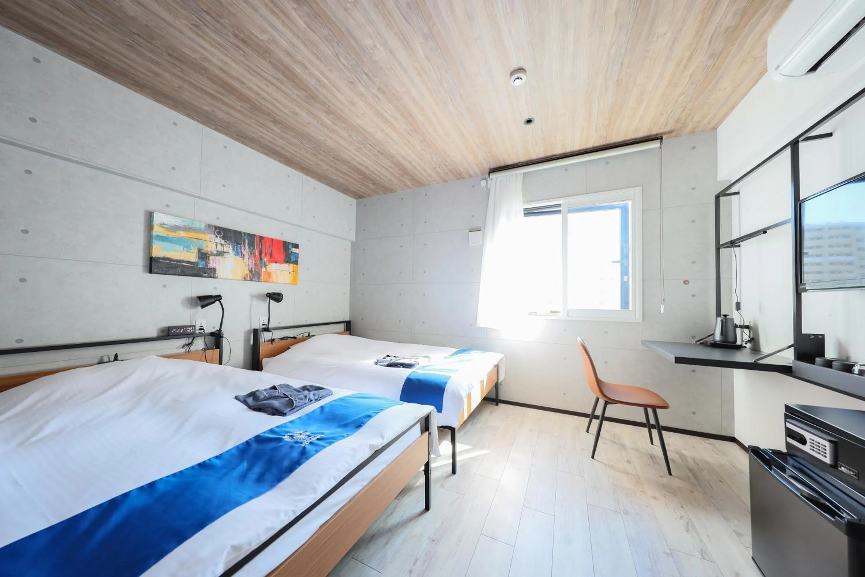 Photo of the whole room, Bed in Hotel Potmum Sapporo