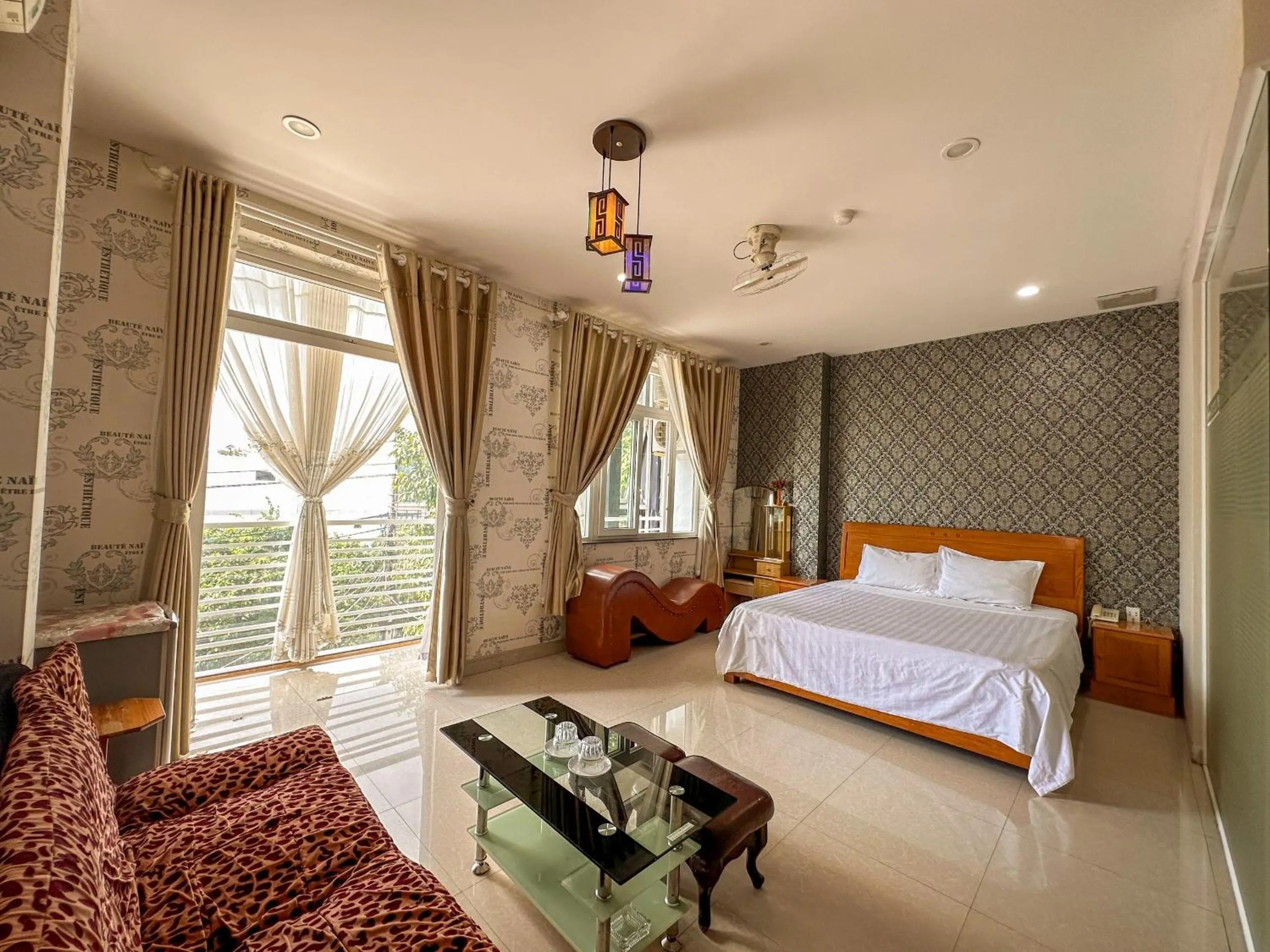 Bed in Hotel Phu Hai