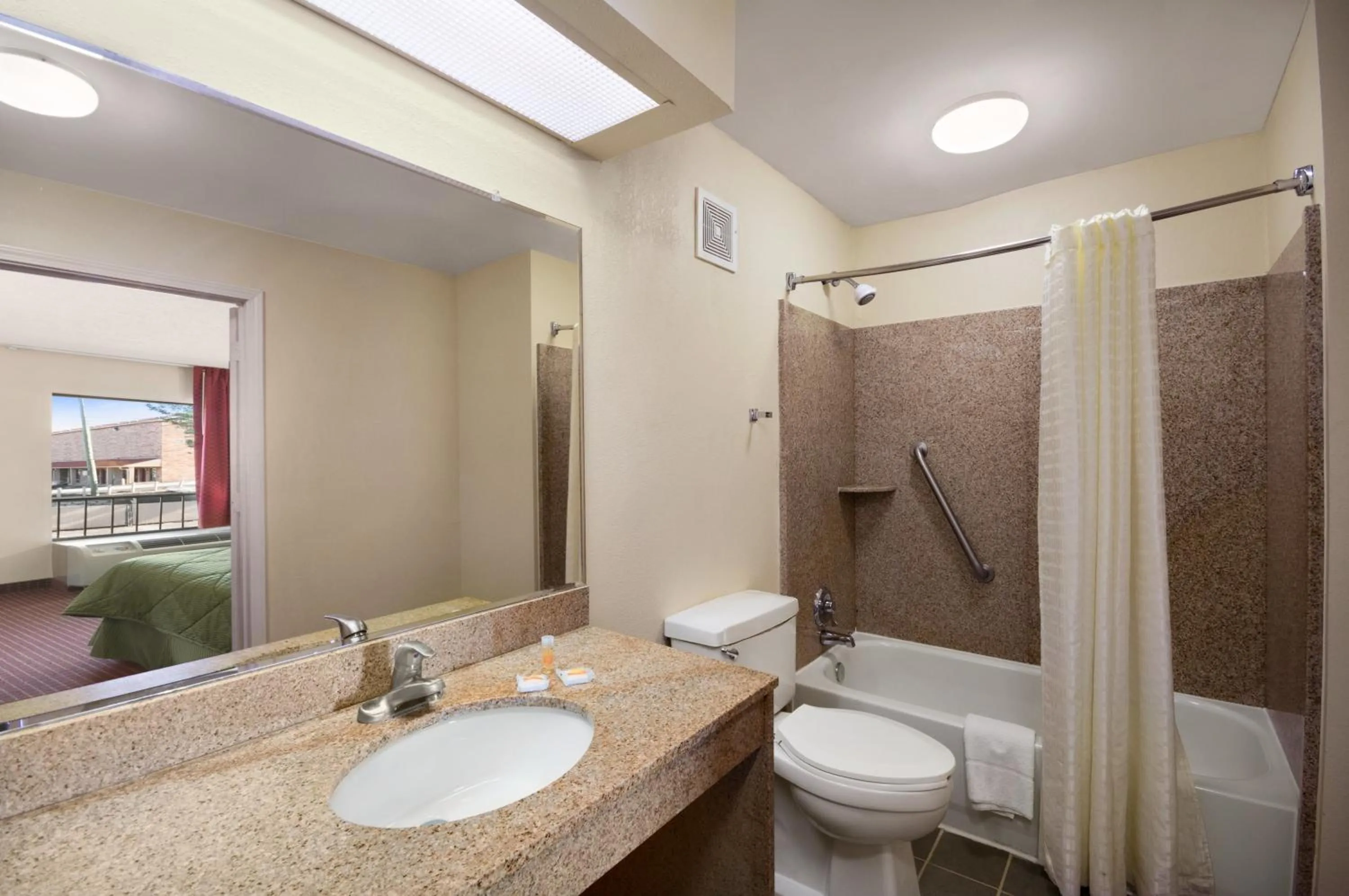 Bathroom in Days Inn by Wyndham Cookeville