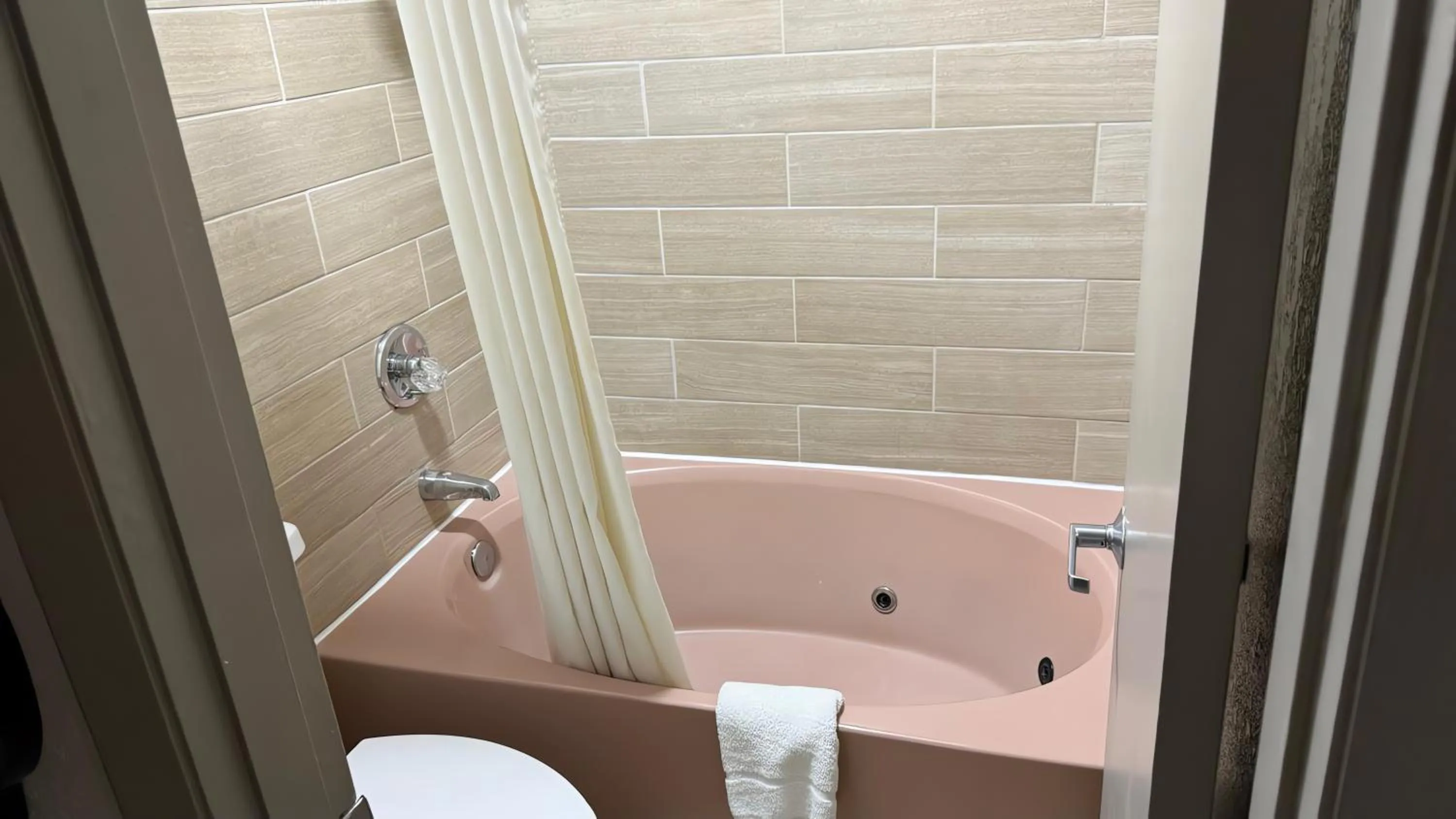 Bathroom in Days Inn by Wyndham Cookeville