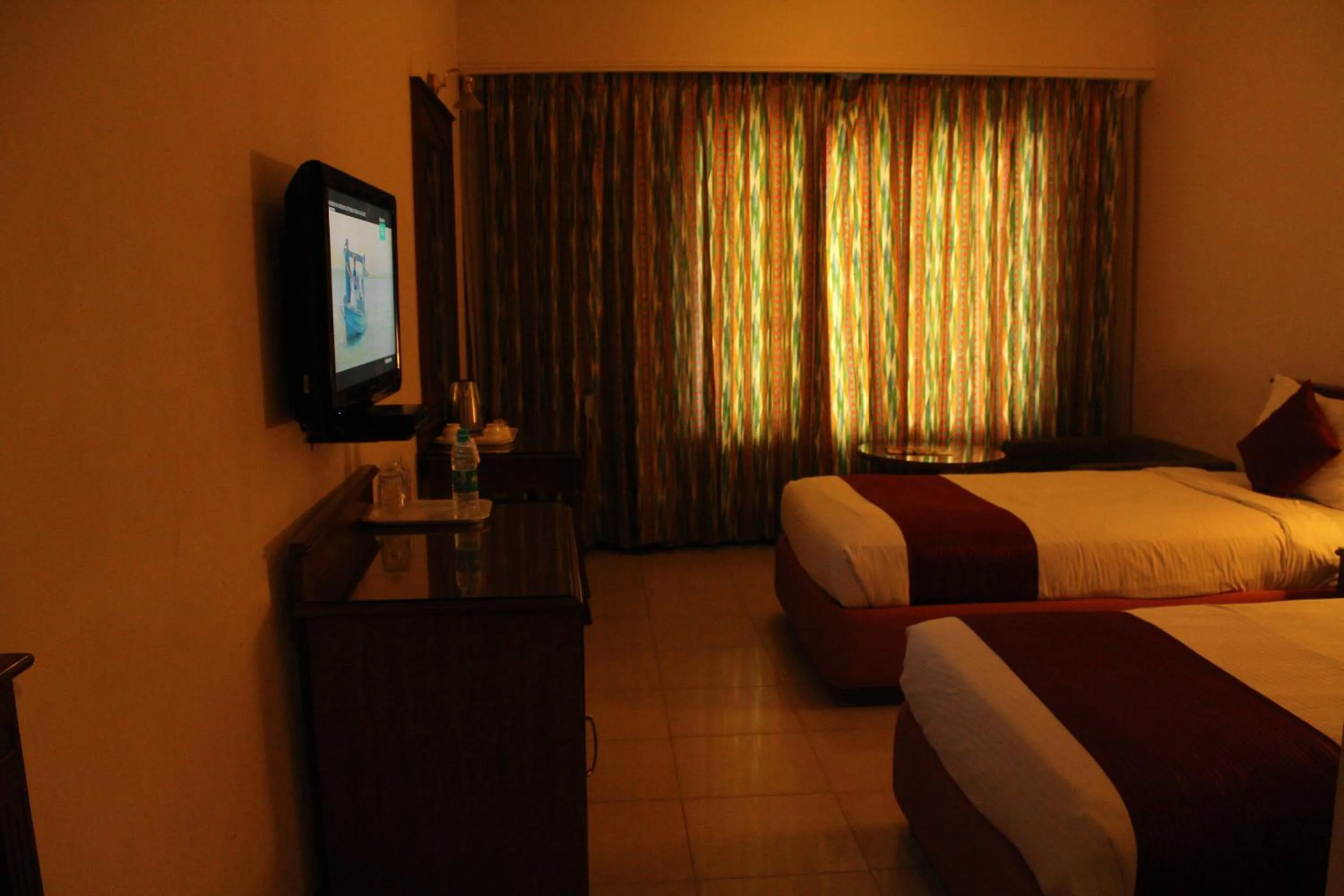 Photo of the whole room, Bed in President Hotel
